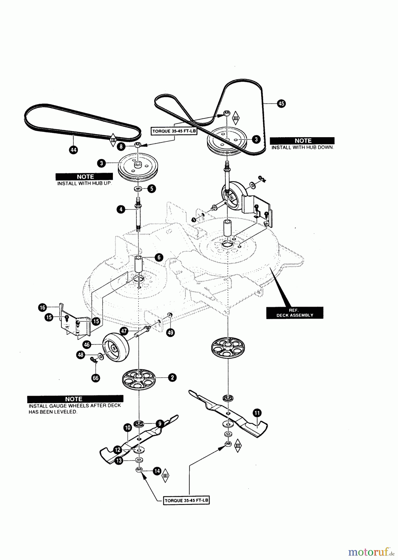  Concord Gartentechnik Rasentraktor T12,5/102 RD Seite 9