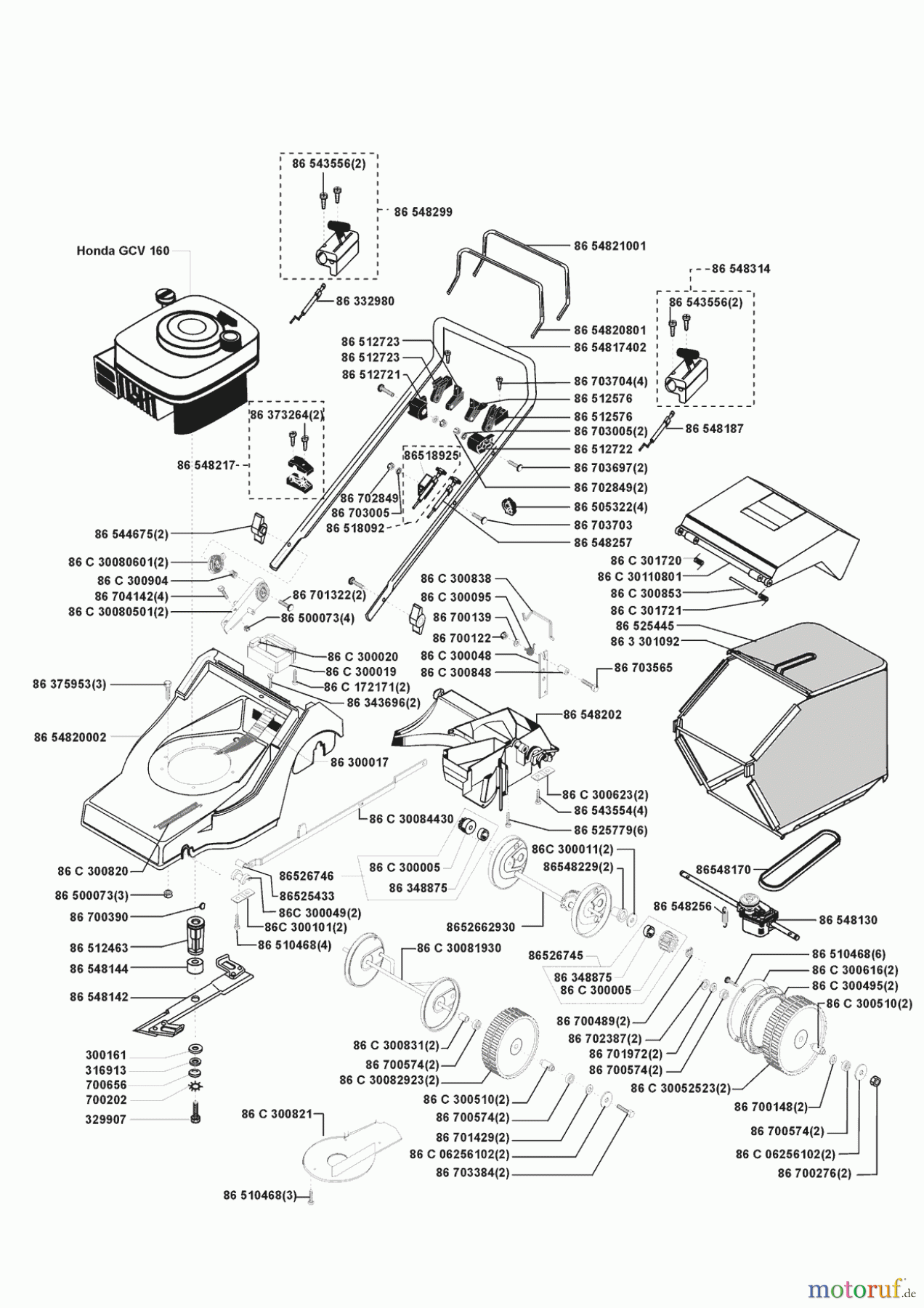  AL-KO Gartentechnik Benzinrasenmäher MB X 538 SH  01/1998 Seite 1