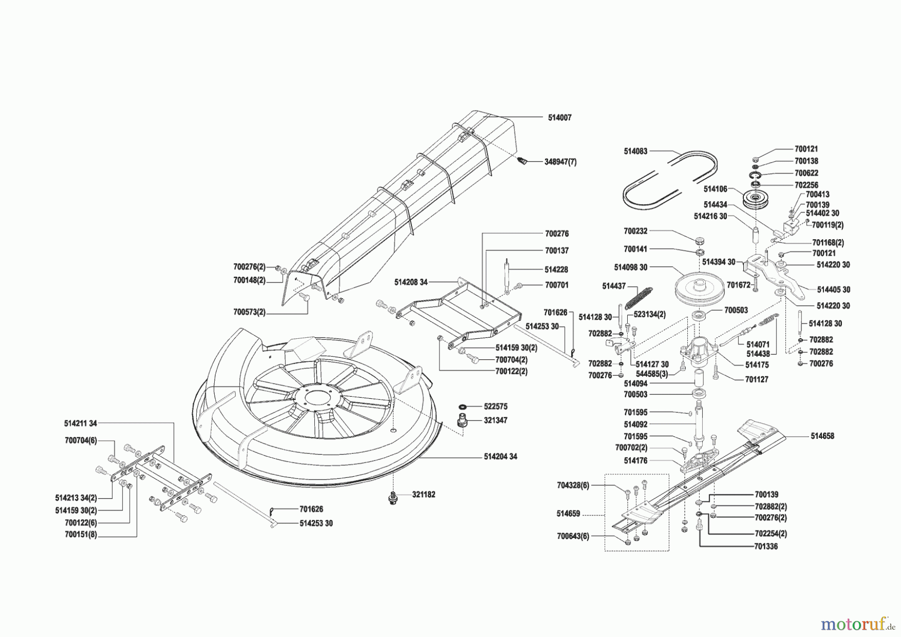  Concord Gartentechnik Rasentraktor T12-85 Seite 5