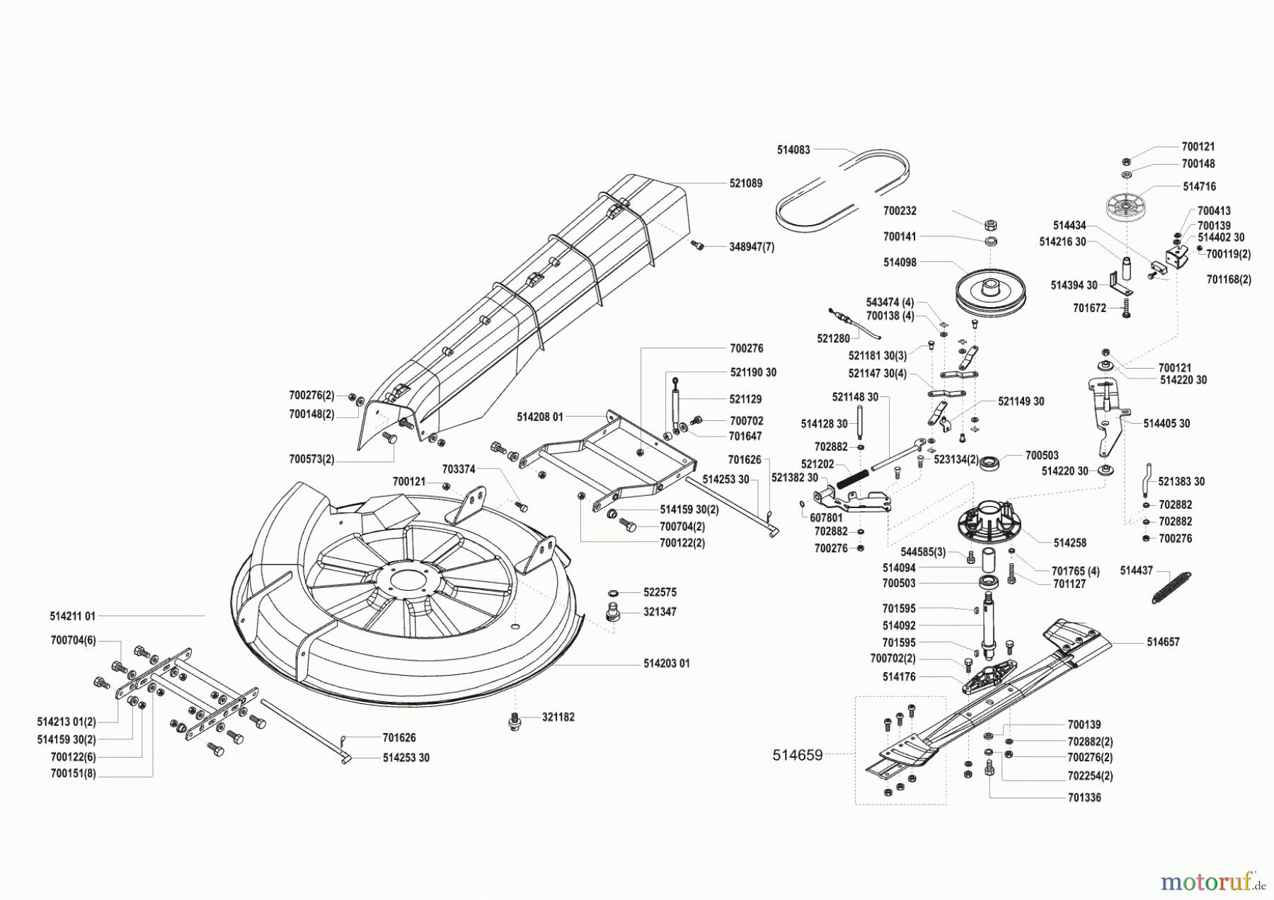  GHD Gartentechnik Rasentraktor T 10 ab 01/2001 Seite 5