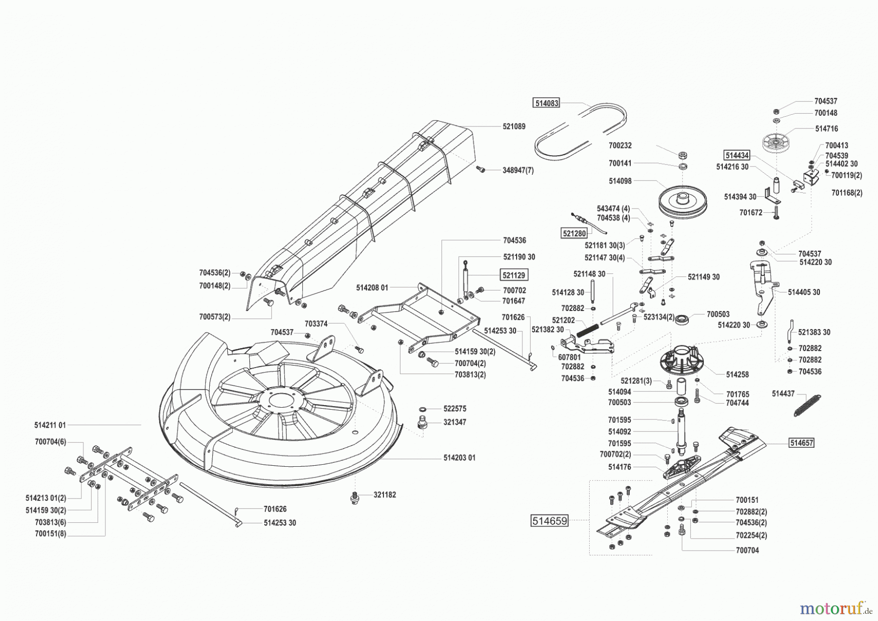  Concord Gartentechnik Rasentraktor T14-76 Seite 5
