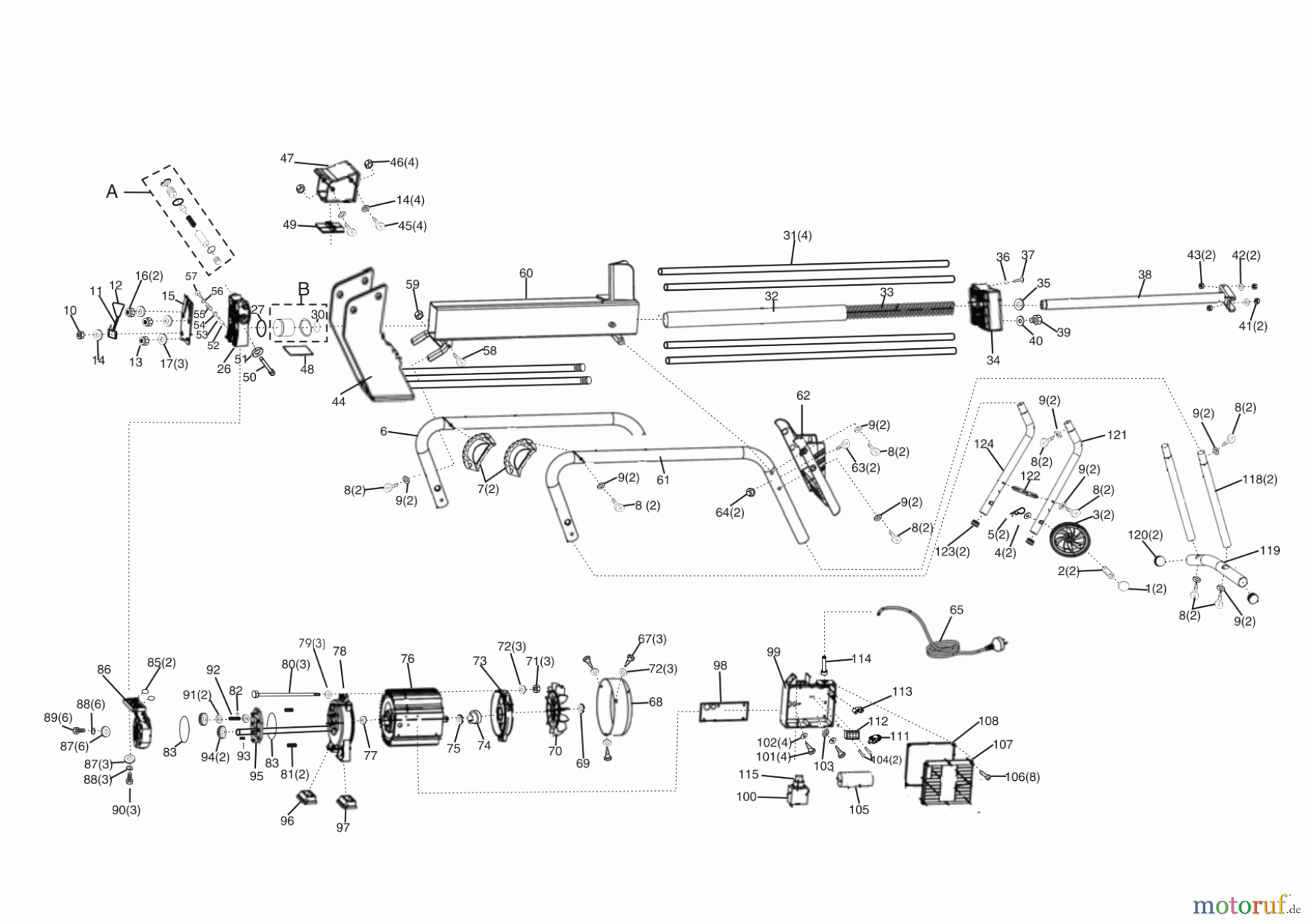  AL-KO Heimwerkertechnik Holzspalter KHS 5200 L Seite 1