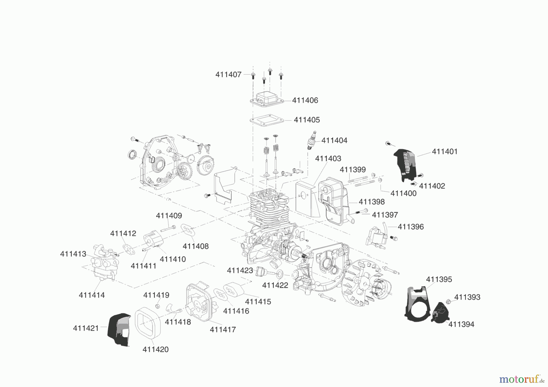  AL-KO Gartentechnik Benzinmotoren MOTOR 144F Seite 1