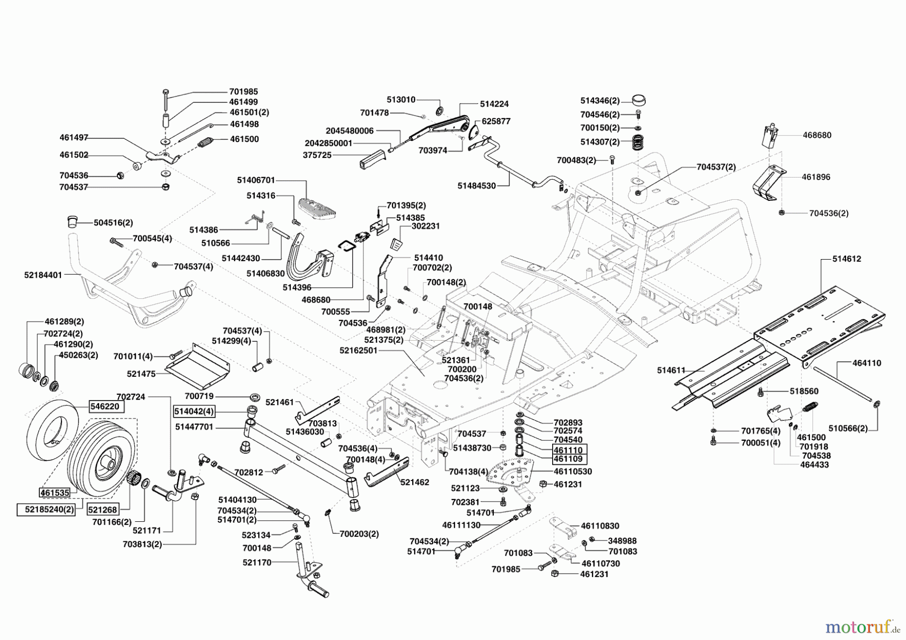  AL-KO Gartentechnik Rasentraktor  T18-102 HDE LUX HVC 11/2008 - 02/2009 Seite 2