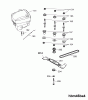 Wolf-Garten HBM 46 BA 4605008 Serie A (2004) Ersatzteile Messer, Messeraufnahme, Motor