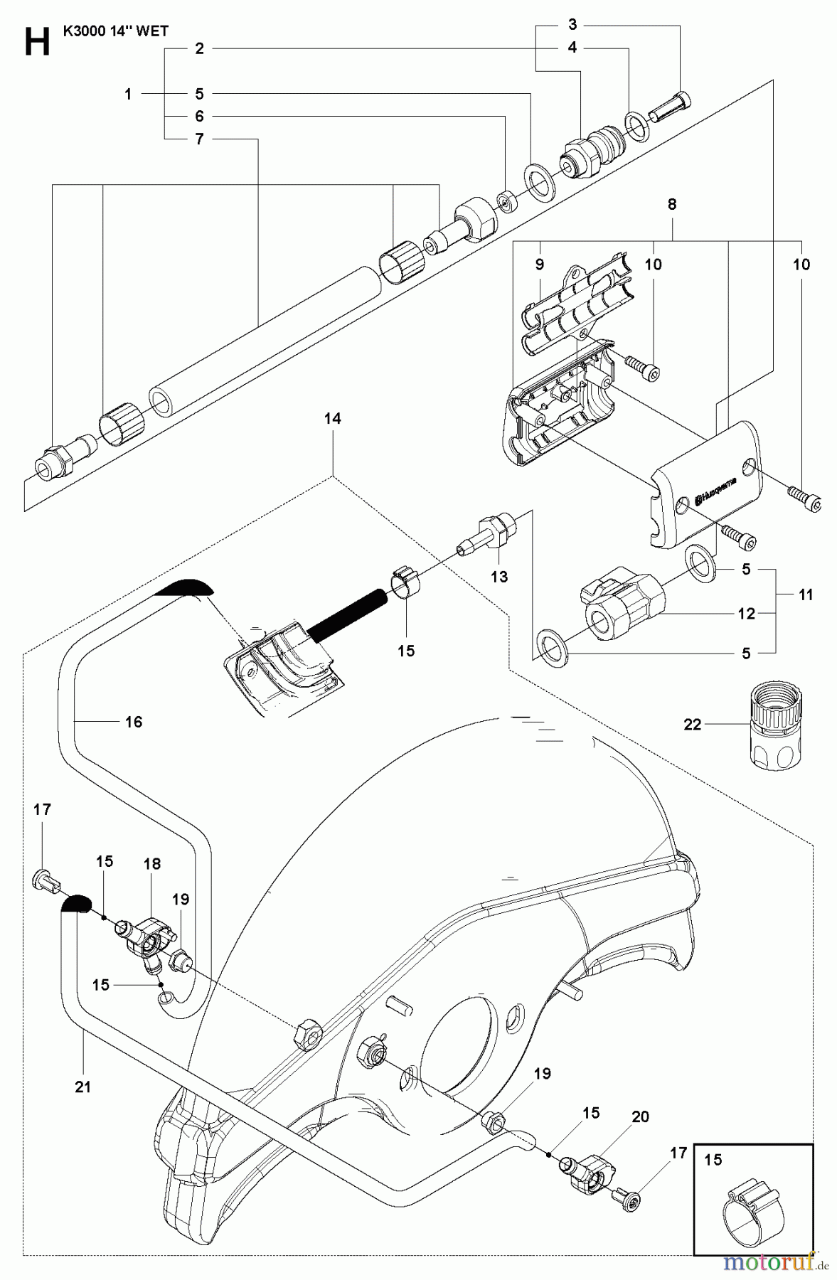  Trennschneider, Cut-Off K3000 WET, 2009-05 HOSE