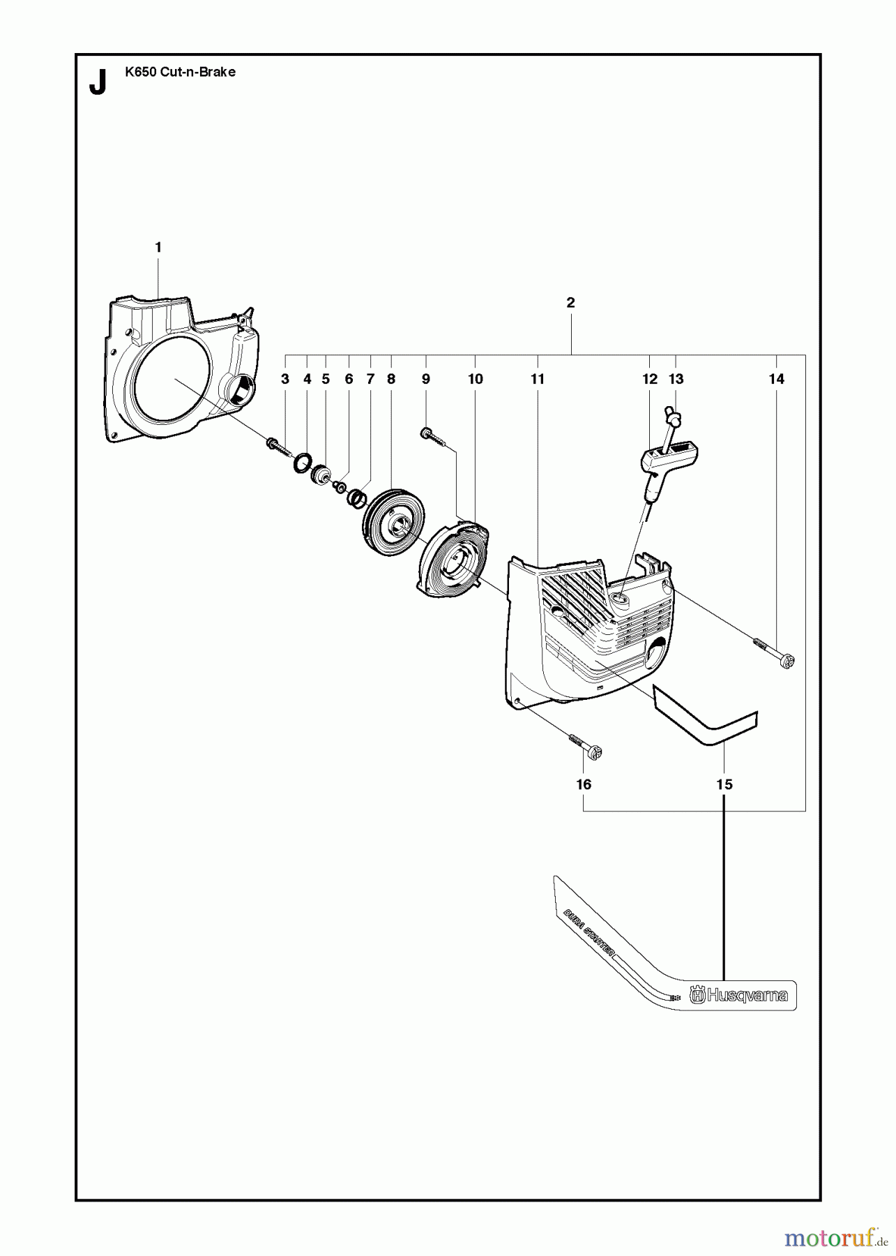  Trennschneider, Cut-Off K650 Cut-n-Break, 2007-01 STARTER