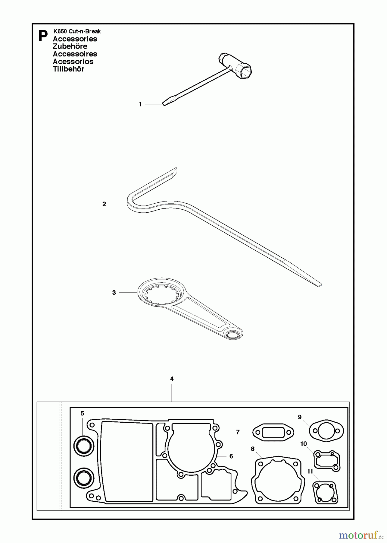  Trennschneider, Cut-Off K650 Cut-n-Break, 2008-11 TOOLS