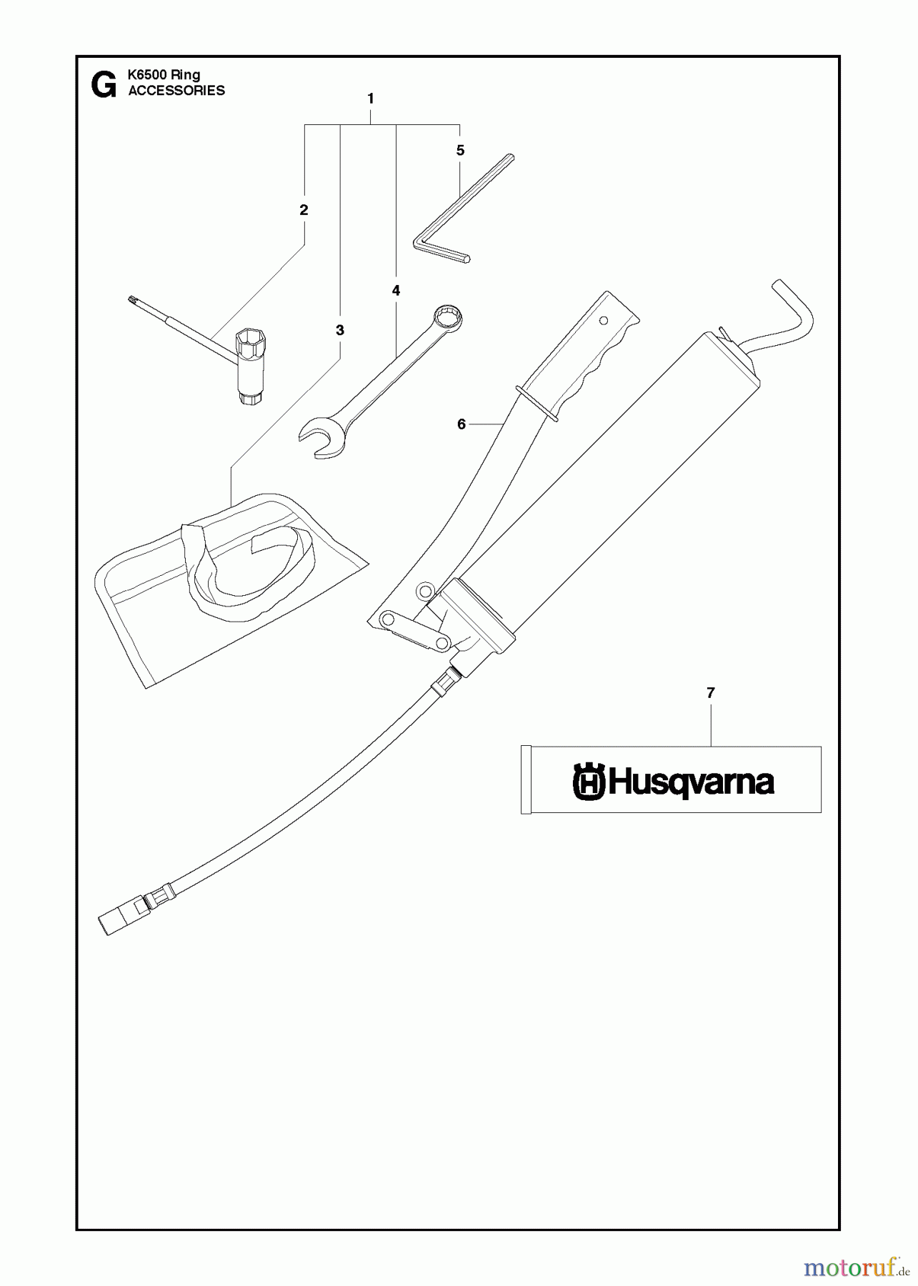  Trennschneider, Cut-Off K6500 RING, 2013-09 ACCESSORIES