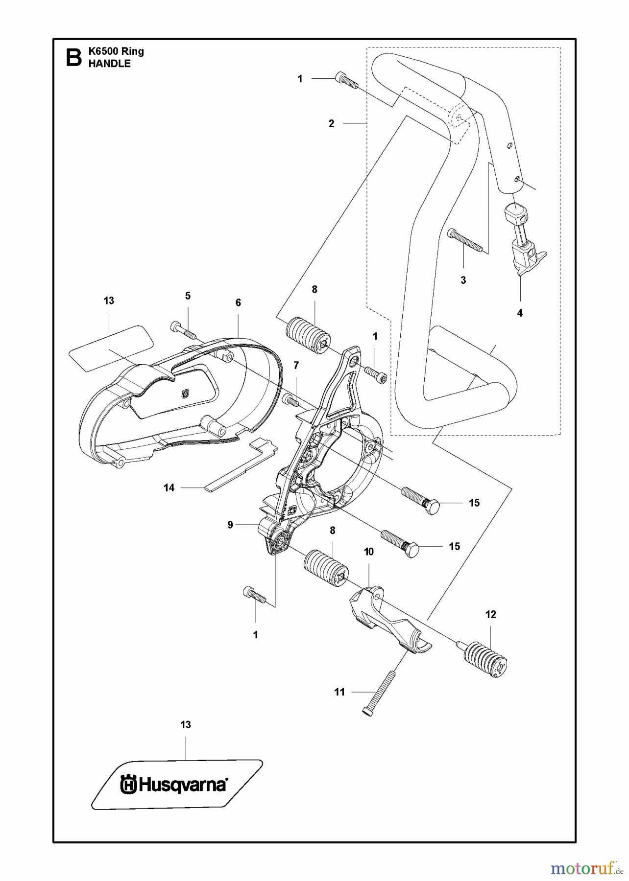  Trennschneider, Cut-Off K6500 RING, 2013-09 HANDLE