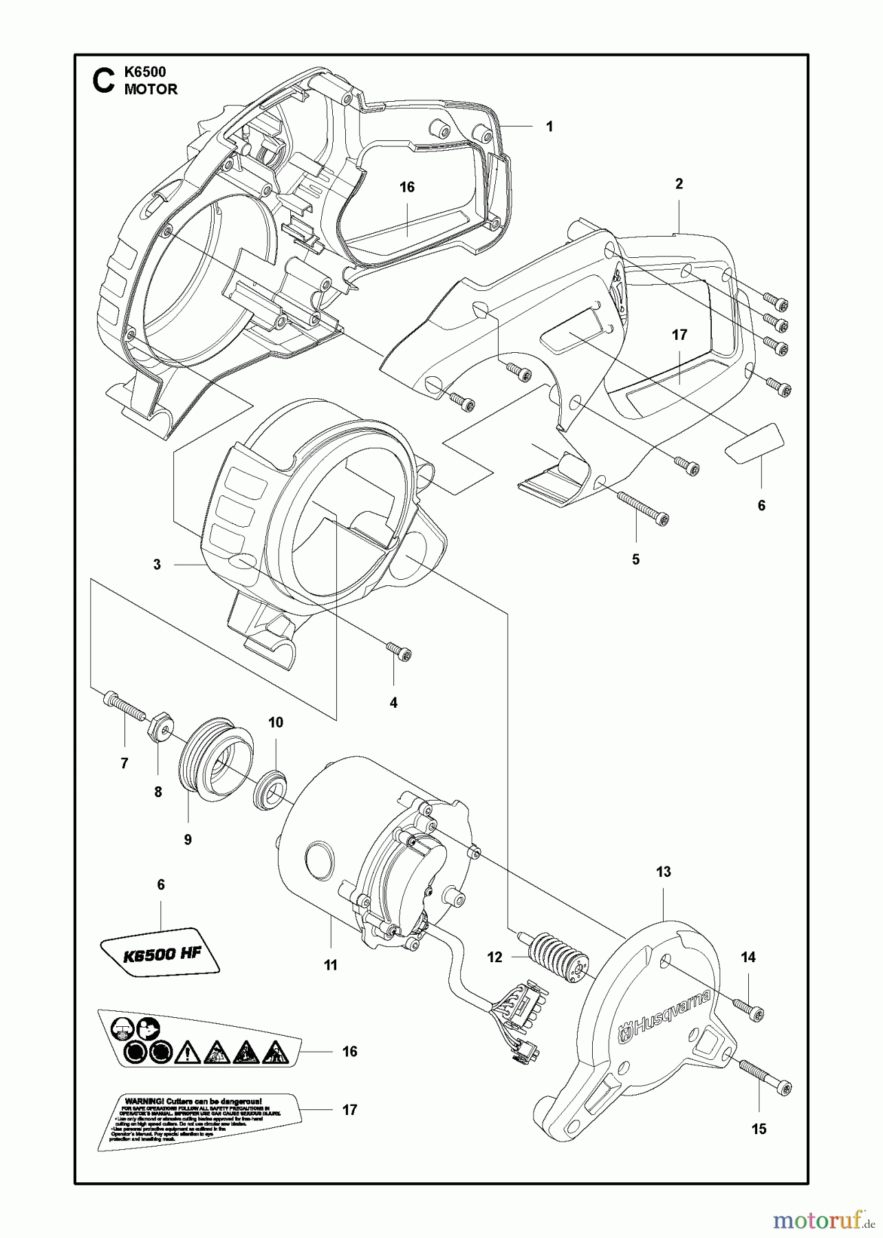  Trennschneider, Cut-Off K6500, 2012-10 MOTOR