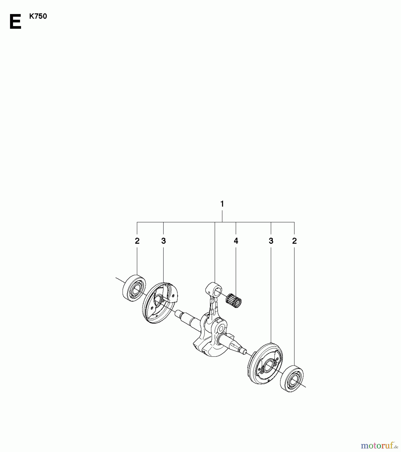  Trennschneider, Cut-Off K750, 2009-07 CRANKSHAFT