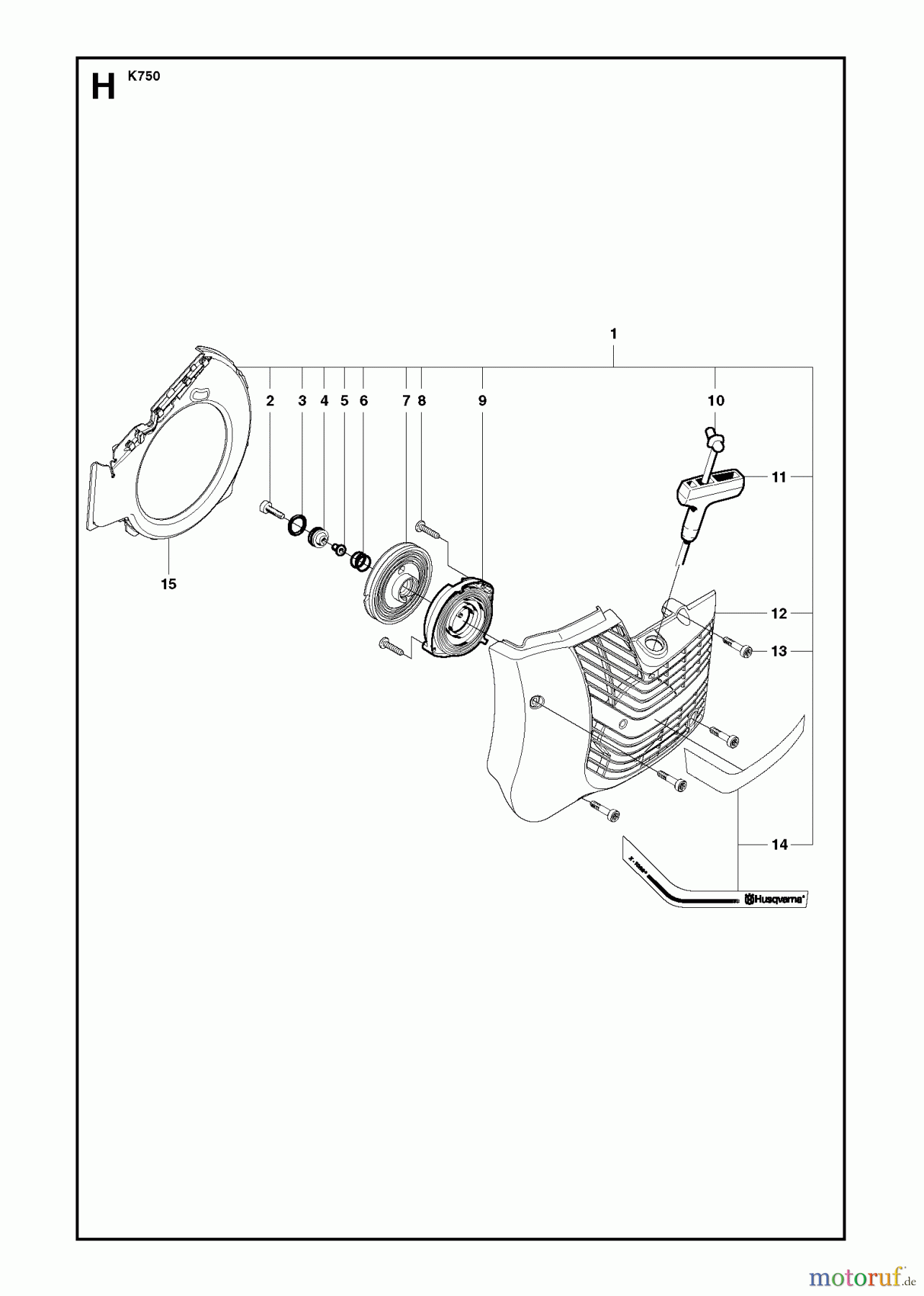  Trennschneider, Cut-Off K750, 2009-07 STARTER