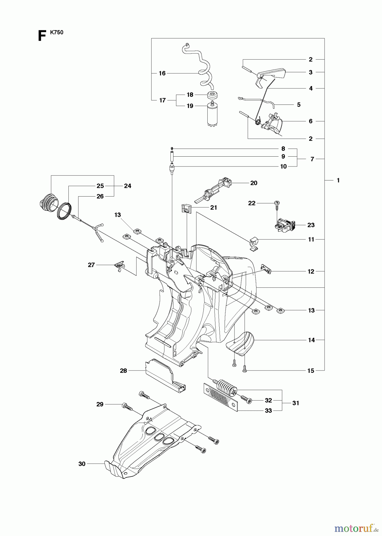  Trennschneider, Cut-Off K750, 544936207, 2010-02 FUEL TANK