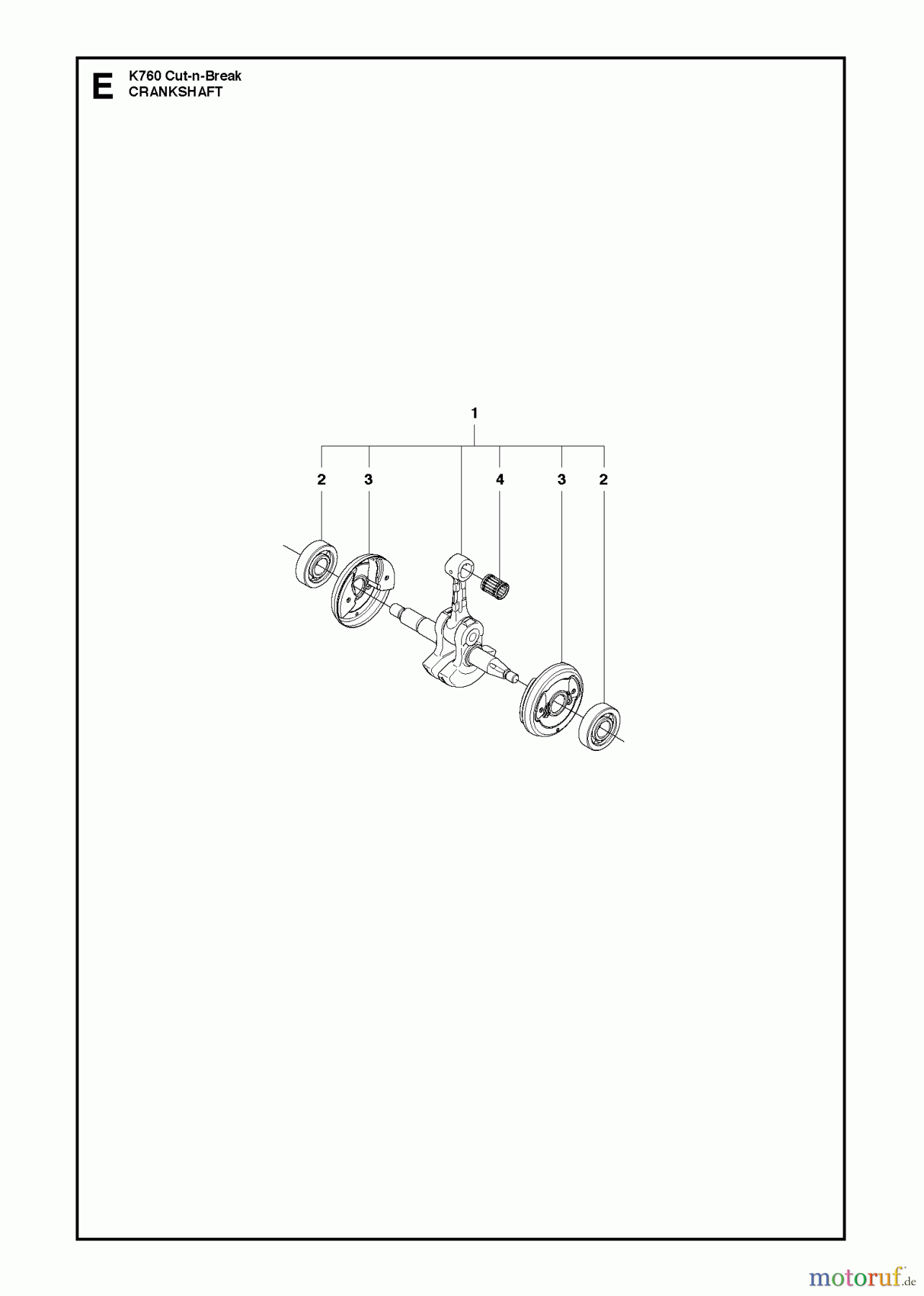  Trennschneider, Cut-Off K760 CUT-N-BREAK, 2013-06 CRANKSHAFT