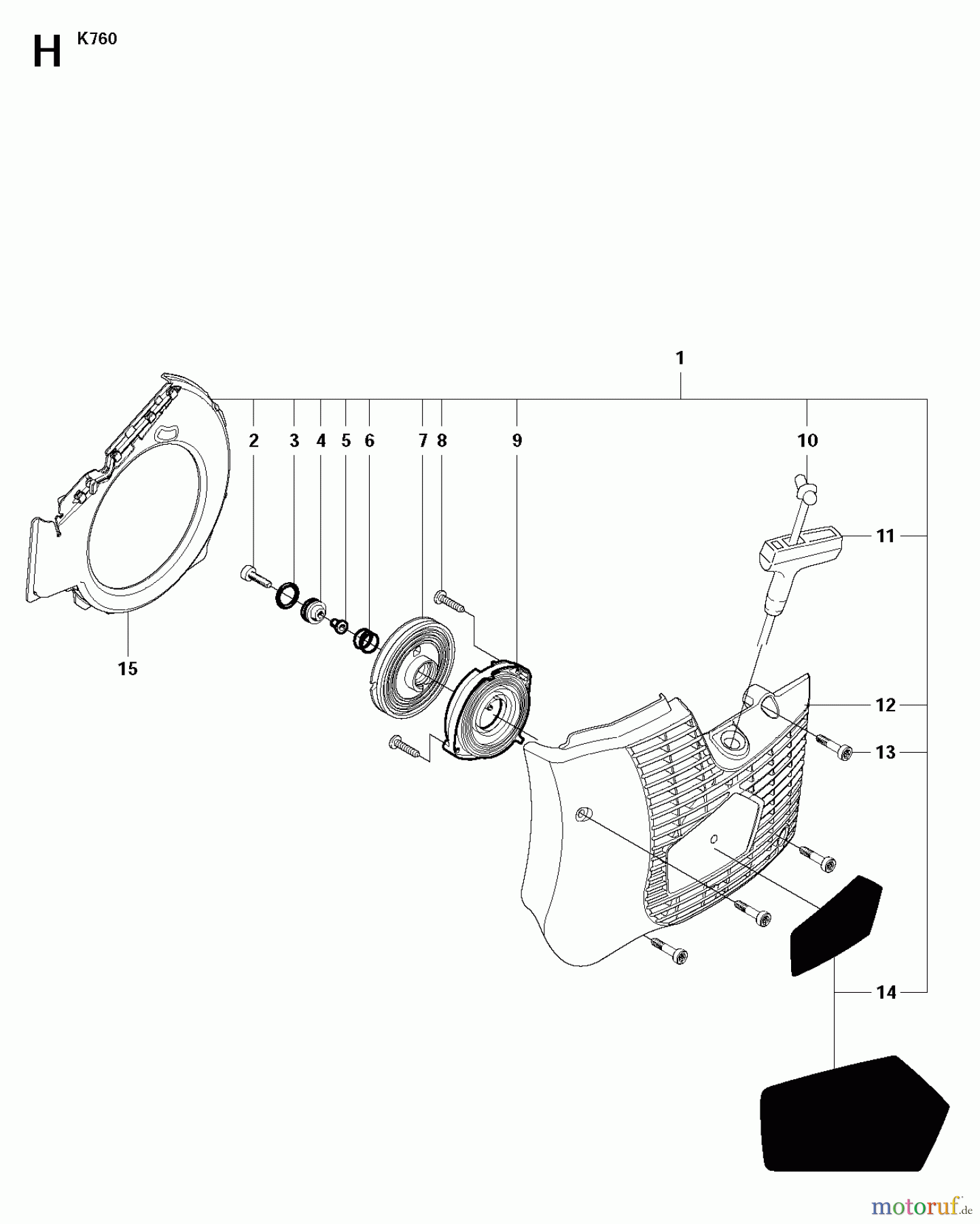  Trennschneider, Cut-Off K760, 2009-12 STARTER