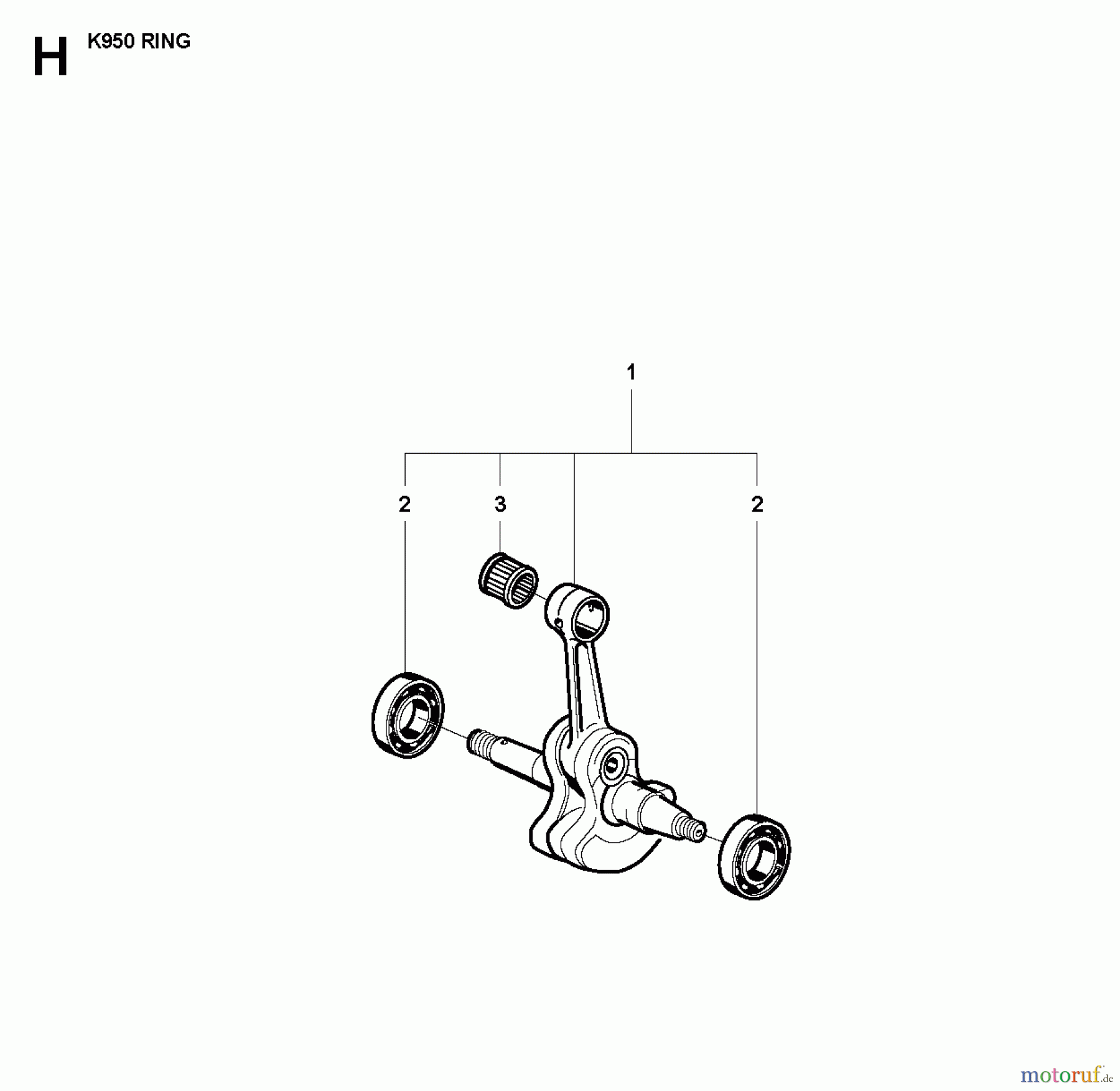  Trennschneider, Cut-Off K950 Ring, 2007-01 CRANKSHAFT