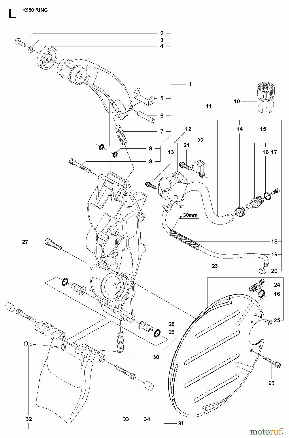  Trennschneider, Cut-Off K950 Ring, 2007-01 GUARDS