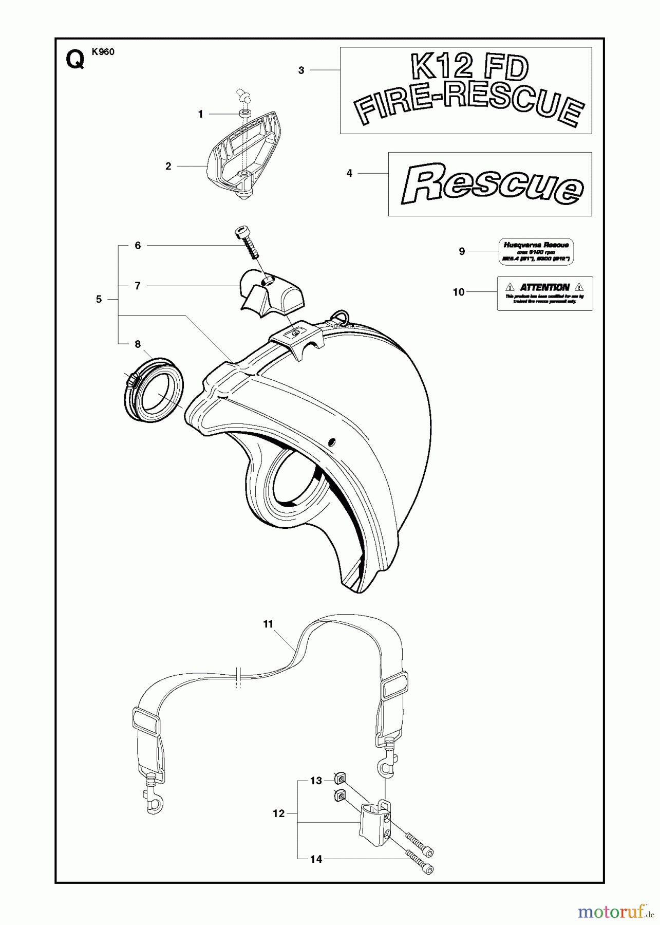  Trennschneider, Cut-Off K960, 2007-10 RESCUE