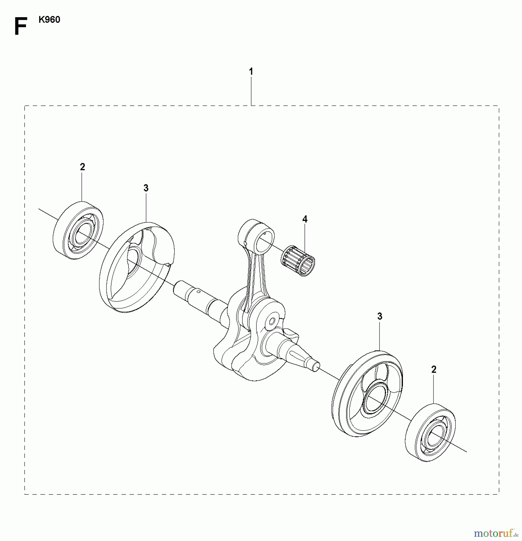  Trennschneider, Cut-Off K960, 2008-12 CRANKSHAFT