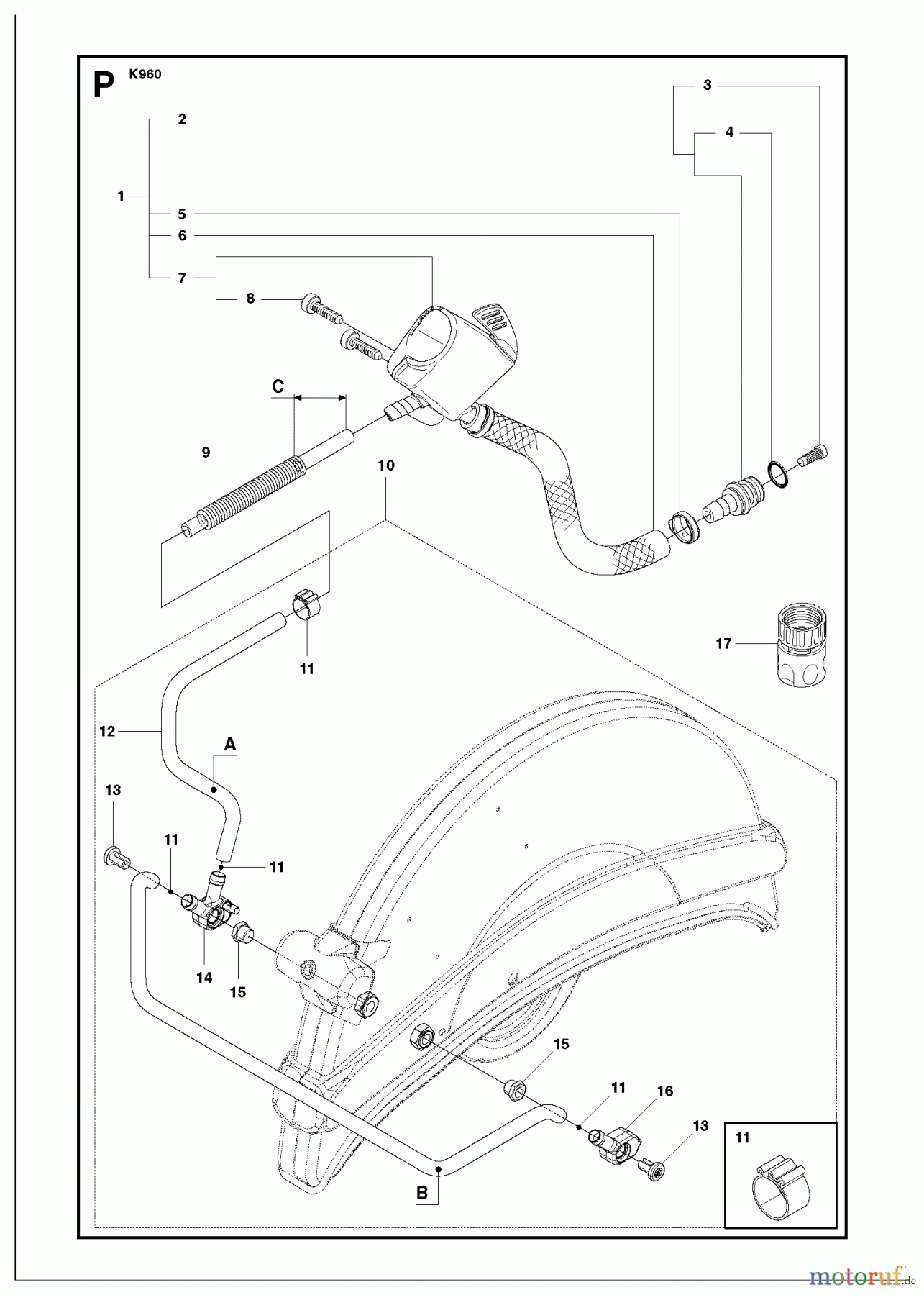  Trennschneider, Cut-Off K960 RESCUE, 2008-12 HOSE