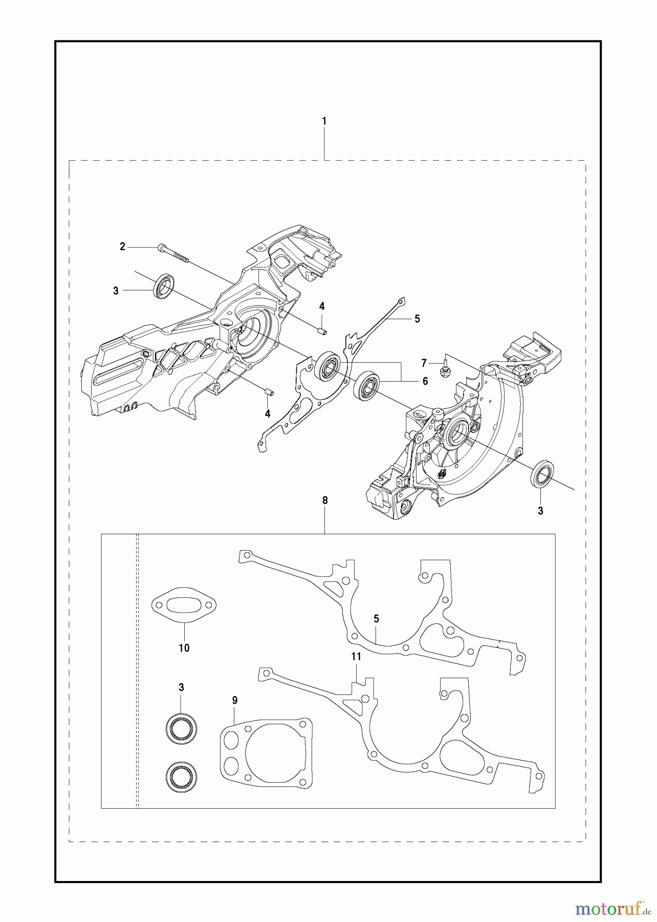  Trennschneider, Cut-Off K970 II, 2014-02 CRANKCASE