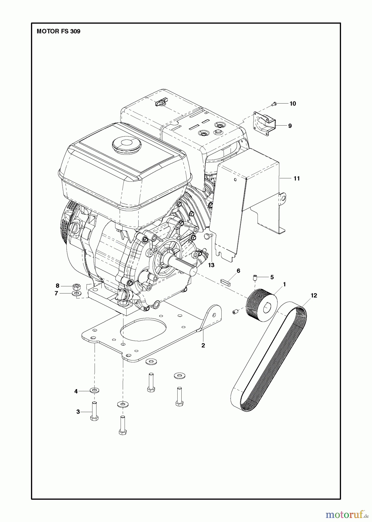 Trennschneider, Floor FS309, 2013-11 MOTOR