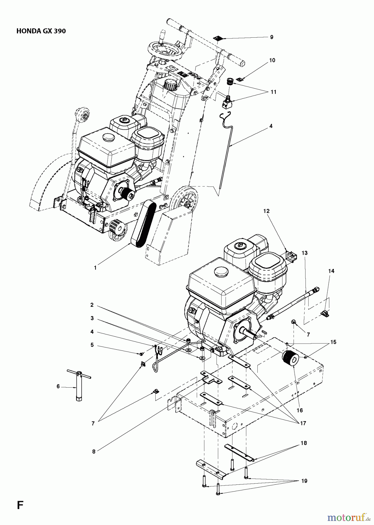 Trennschneider, Floor FS400 LV, 2013-06 ENGINE