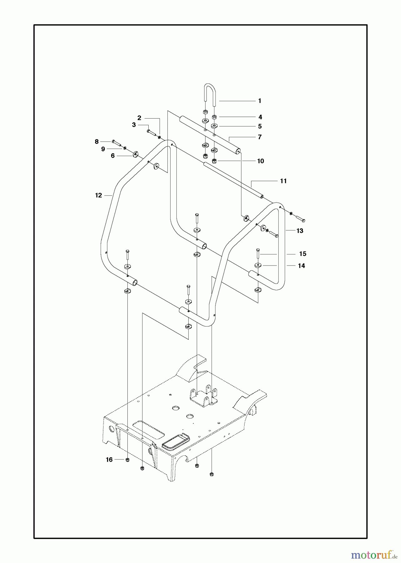 Trennschneider, Floor FS413, 2006-11 ENGINE CAGE