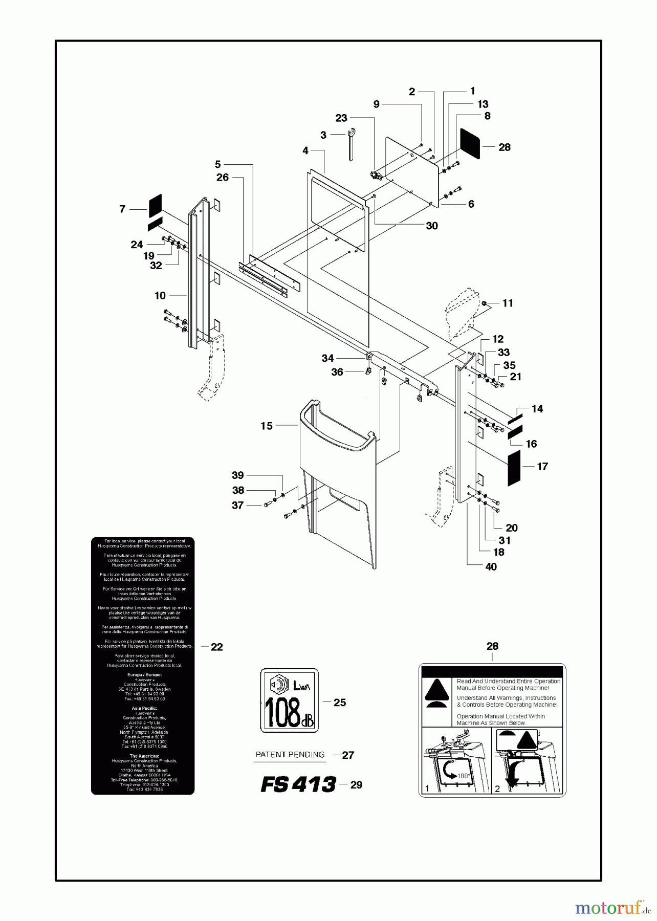 Trennschneider, Floor FS413, 2006-11 TOOLBOX