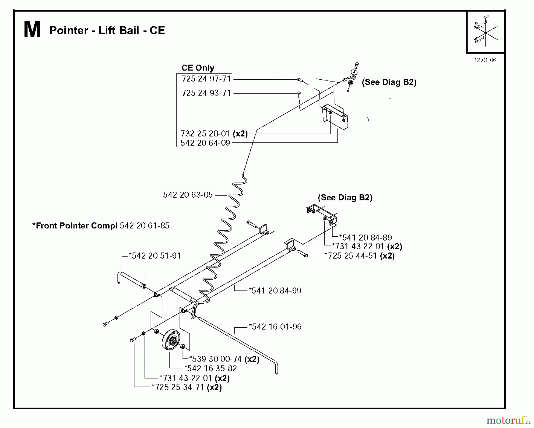 Trennschneider, Floor FS4800, 2006-44 Pointer - Lift Bail