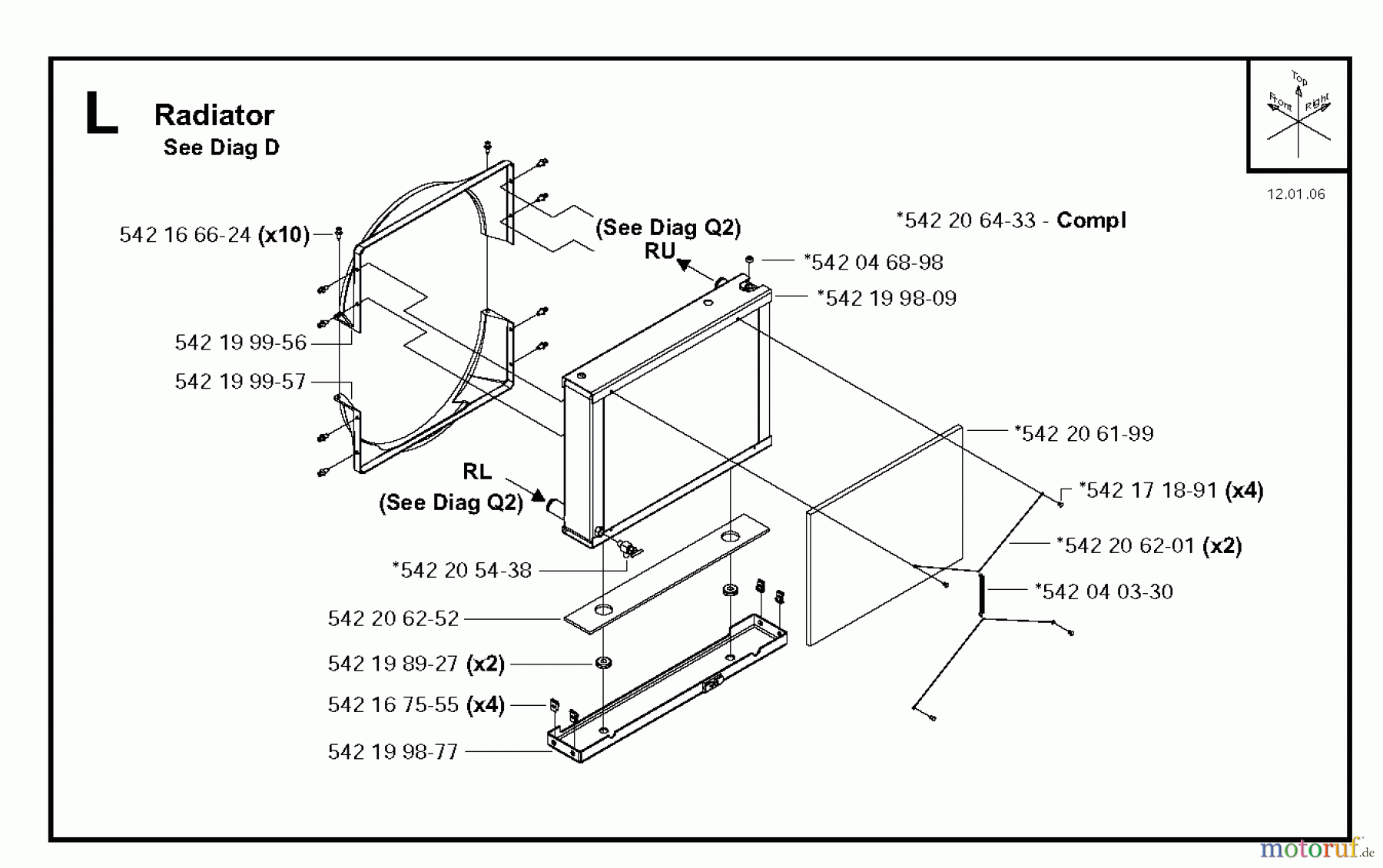 Trennschneider, Floor FS4800, 2006-44 Radiator