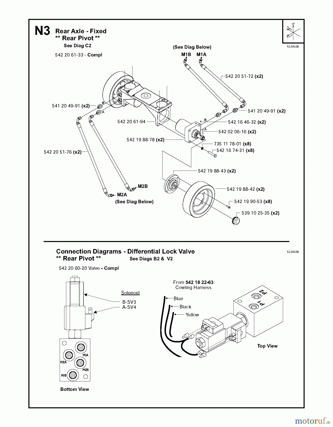  Trennschneider, Floor FS4800, 2006-44 Rear Axle - Fixed, Rear Pivot