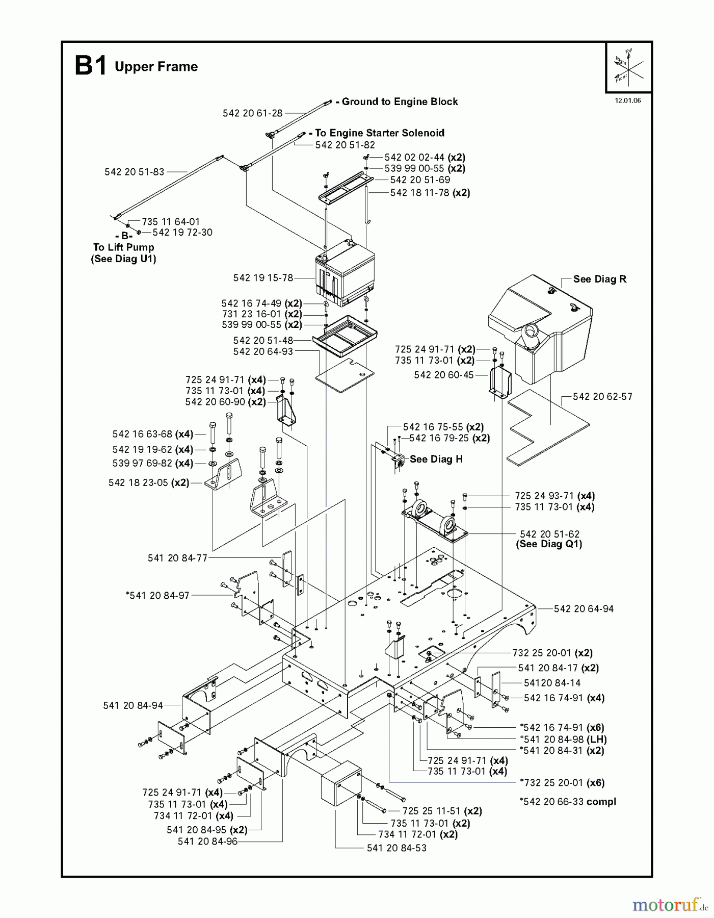 Trennschneider, Floor FS4800, 2006-44 Upper Frame #1
