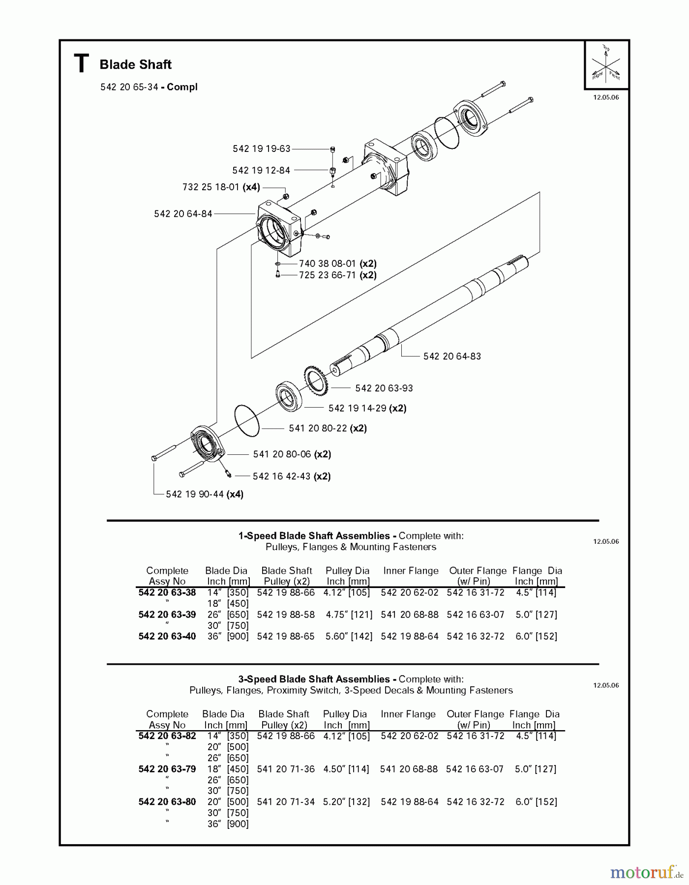  Trennschneider, Floor FS4800, 2008-01 BLADE ARM