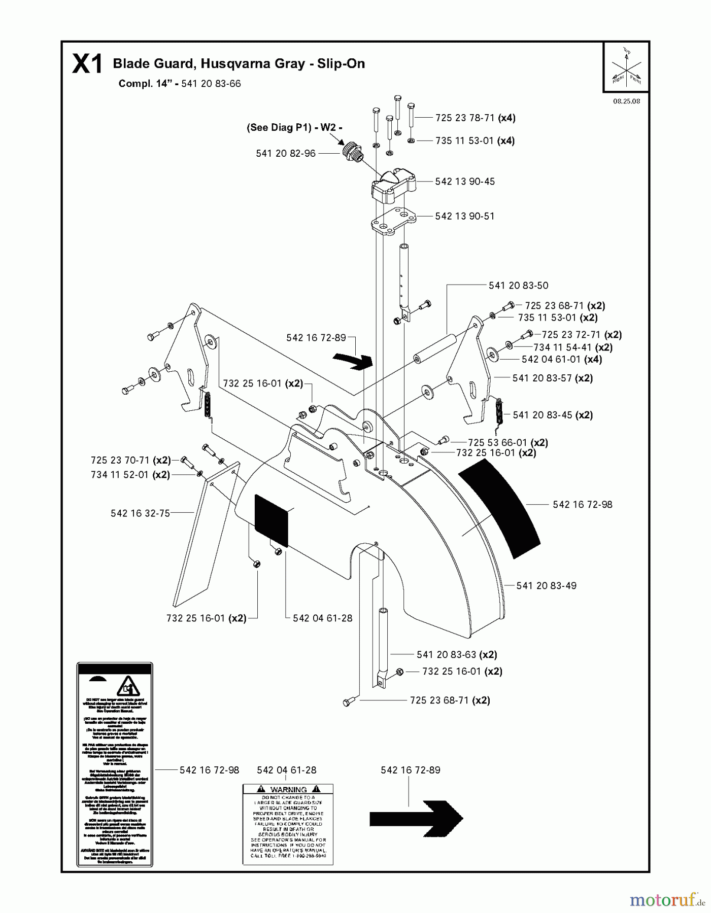  Trennschneider, Floor FS4800, 2008-01 Blade Guard - Slip-On