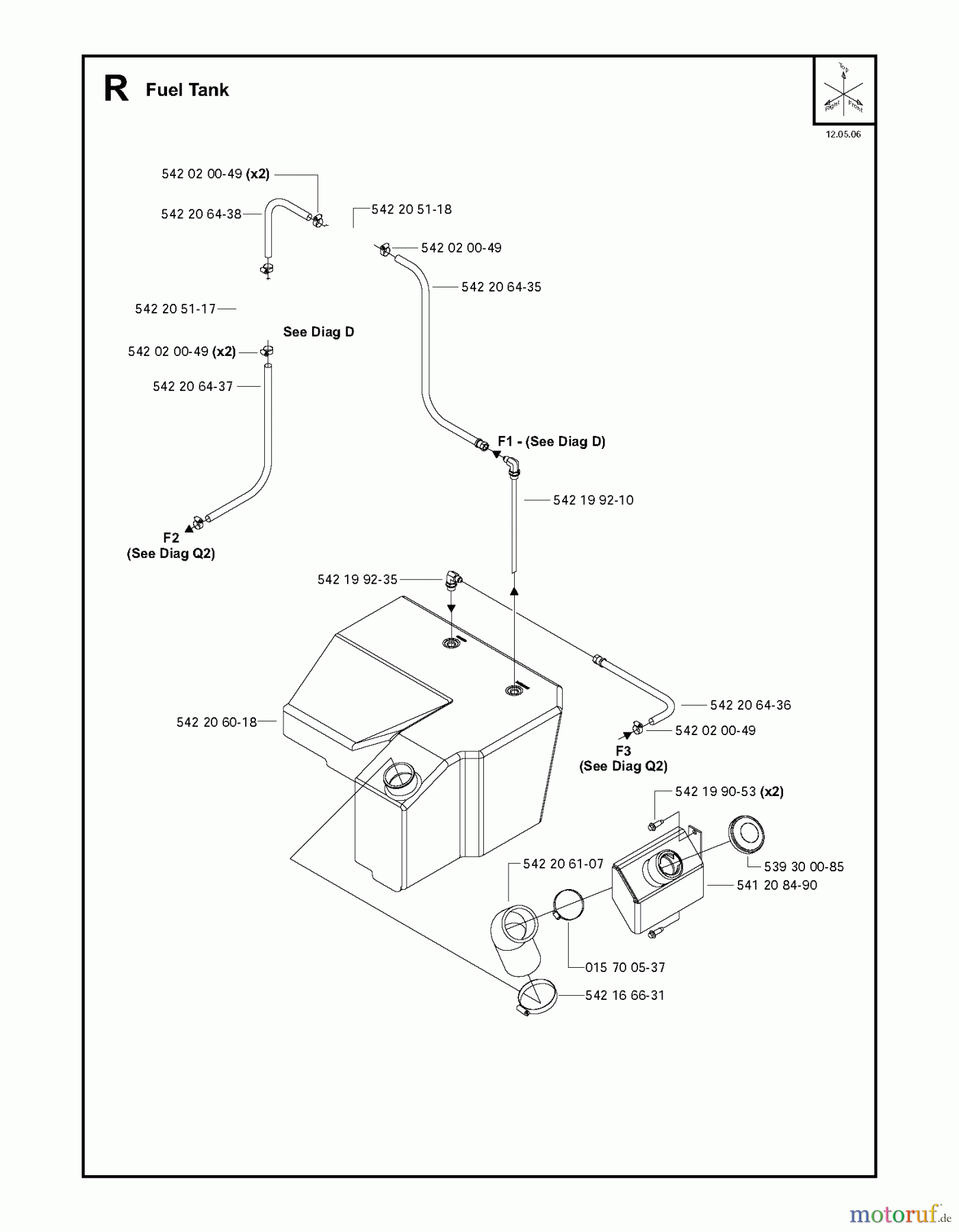 Trennschneider, Floor FS4800, 2008-01 Fuel Tank