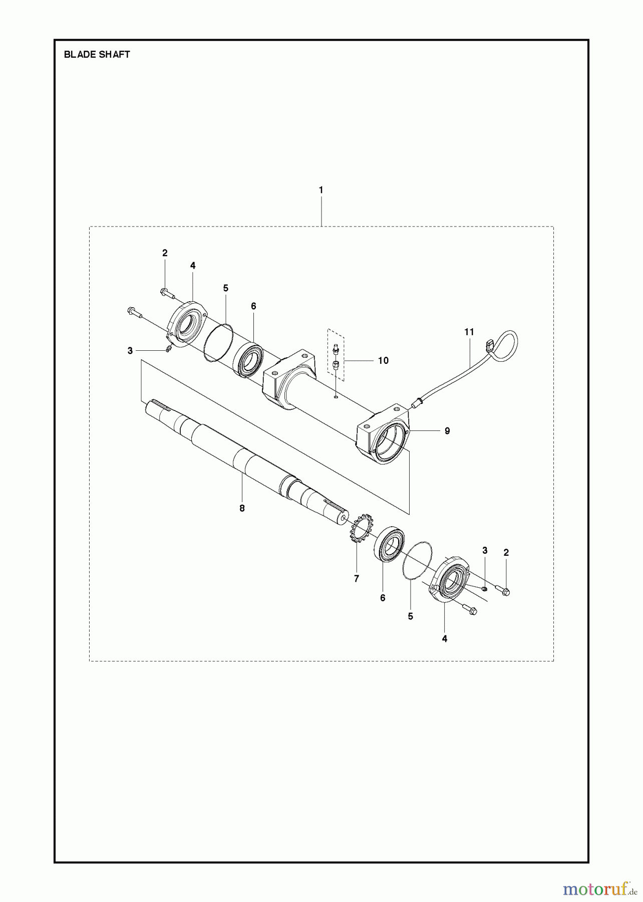  Trennschneider, Floor FS5000, 2014-05 BLADE SHAFT