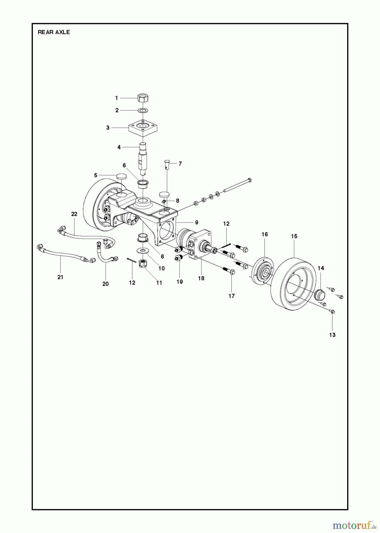  Trennschneider, Floor FS5000, 2014-05 REAR AXLE