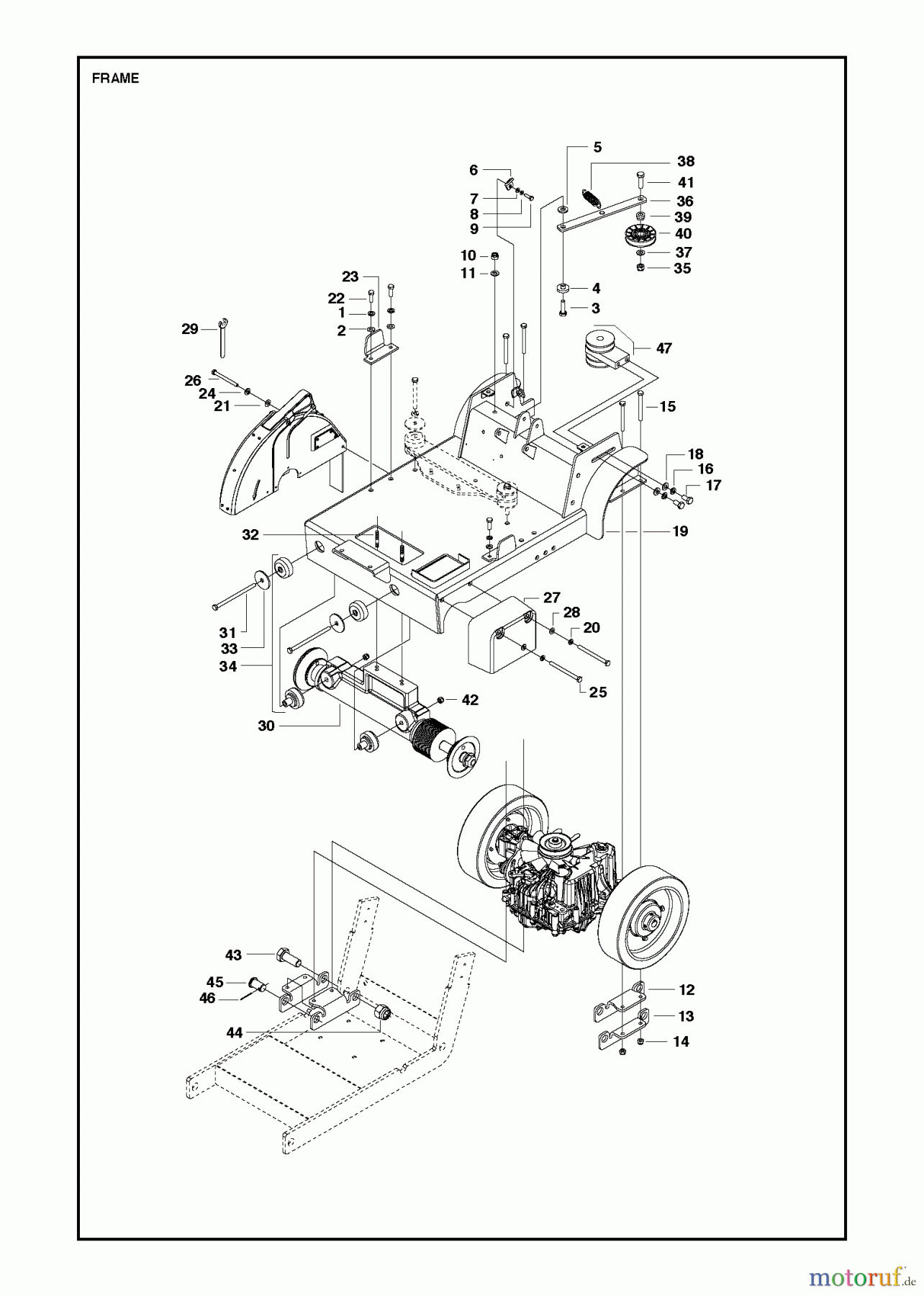  Trennschneider, Floor FS513/FS520/FS524, Valid for Machine numbers FS520-2150, FS524-1630 and forward, 2011-02 FRAME