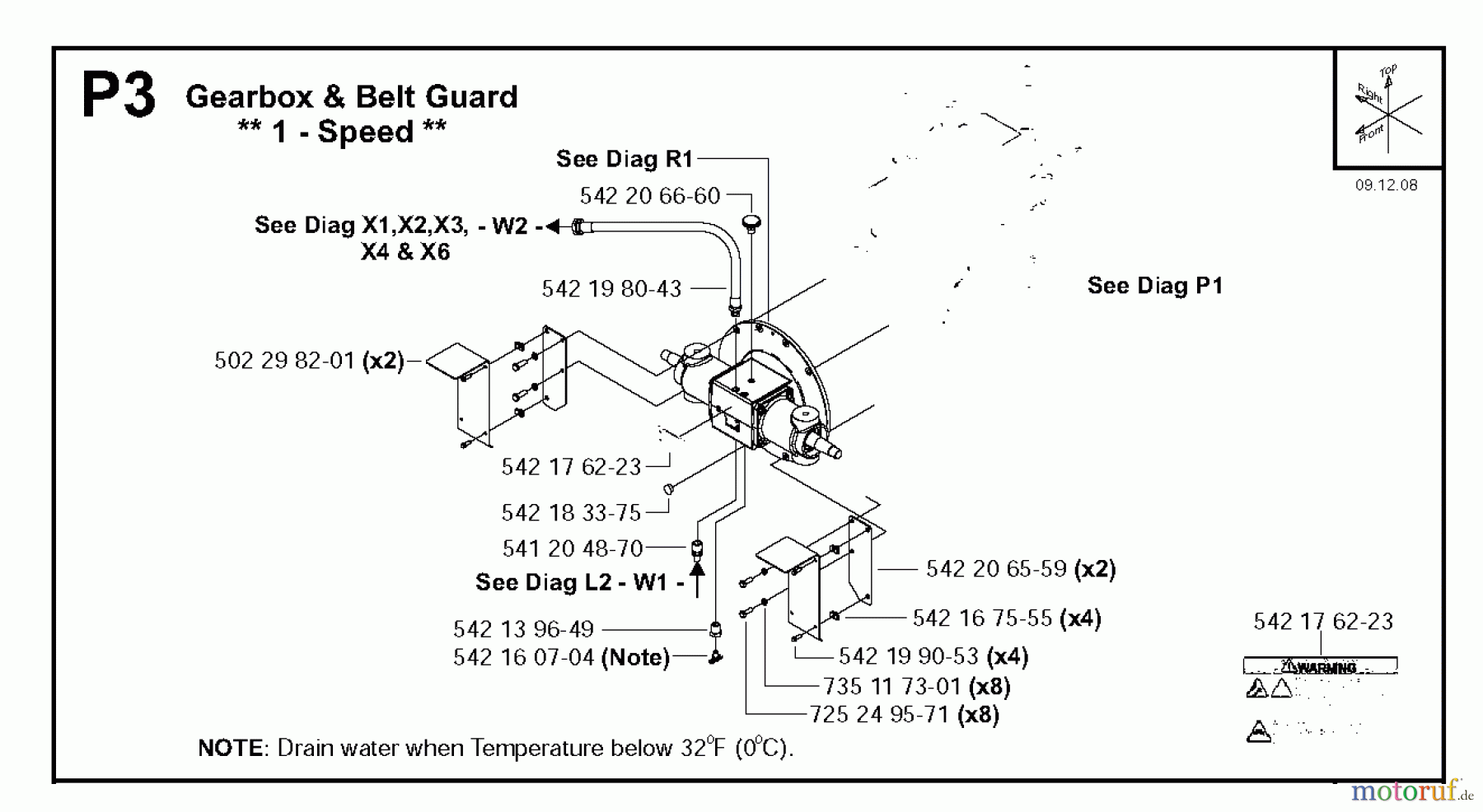 Trennschneider, Floor FS6600 D, 2008-37 Gearbox & Belt Guard 1-Speed