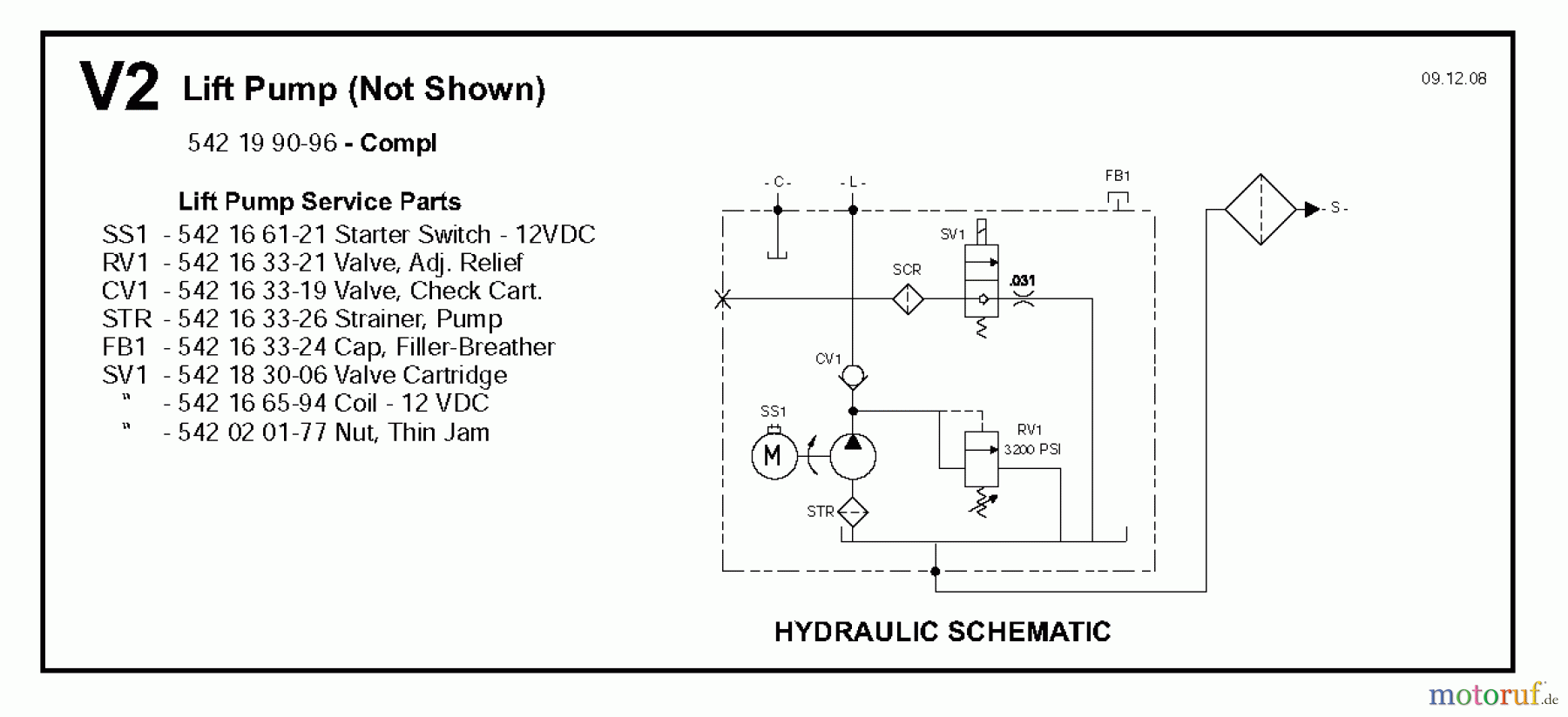 Trennschneider, Floor FS6600 D, 2008-37 Lift Pump