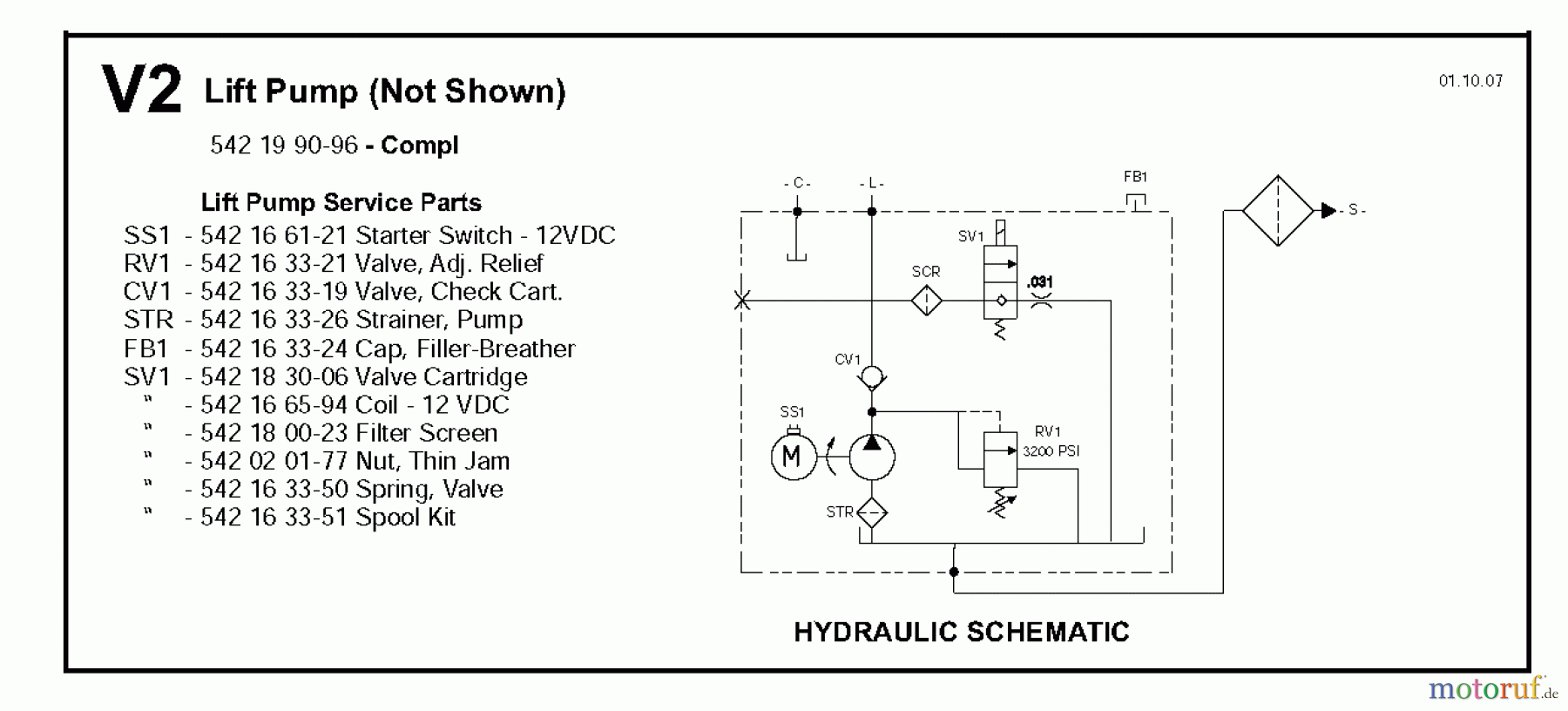 Trennschneider, Floor FS8400, 2006-44 Lift pump