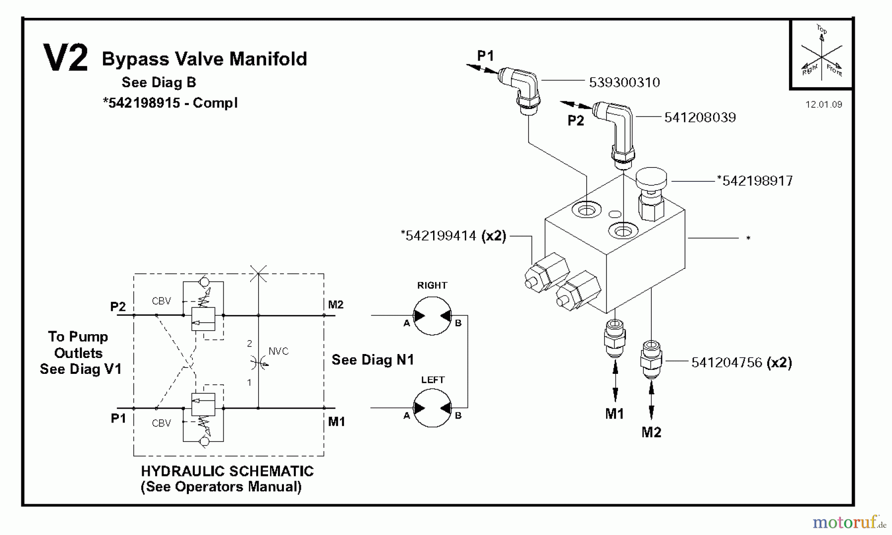  Trennschneider, Floor FS6800 YAN T3, 2009-10 Bypass Valve Manifold