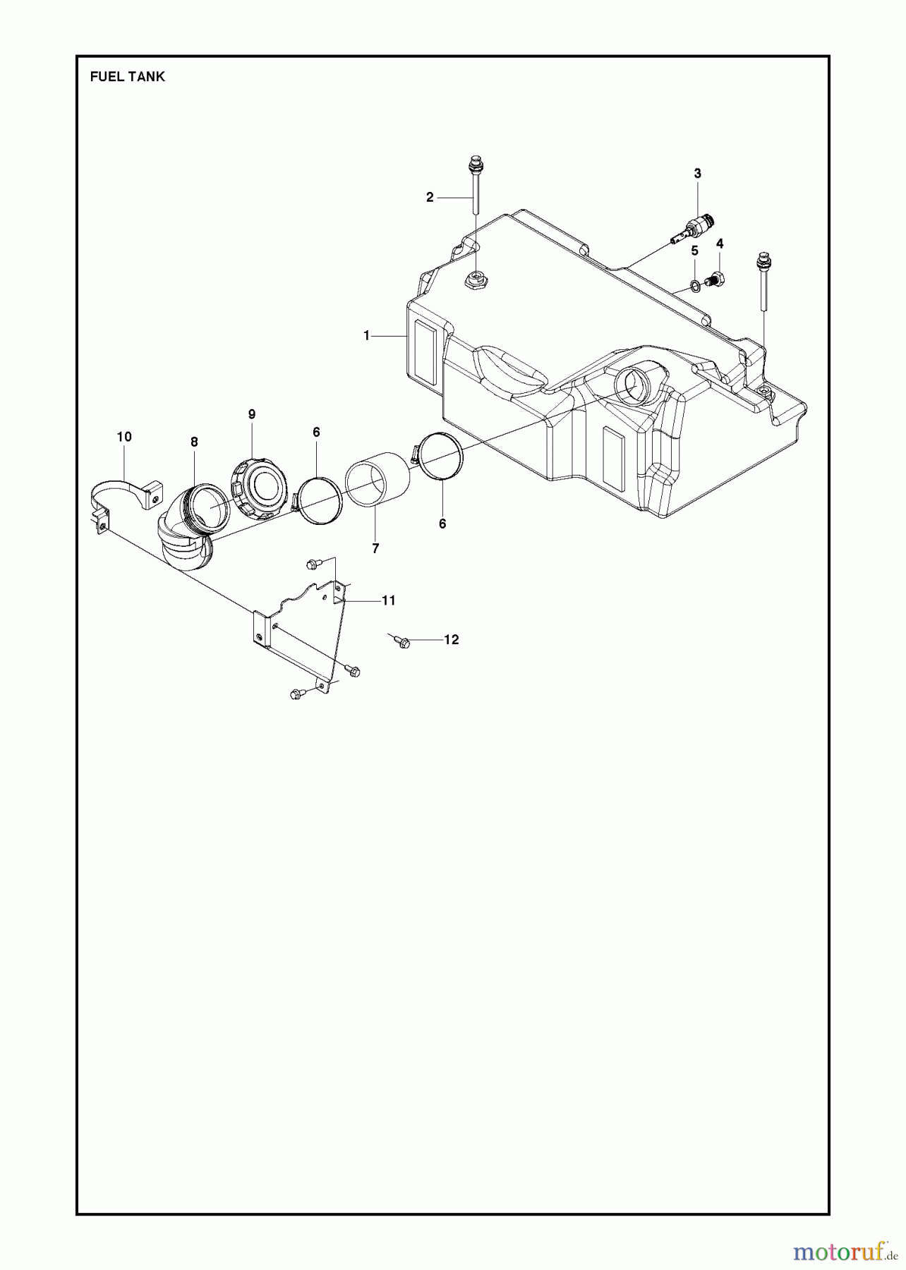  Trennschneider, Floor FS7000, 2014-05 FUEL TANK