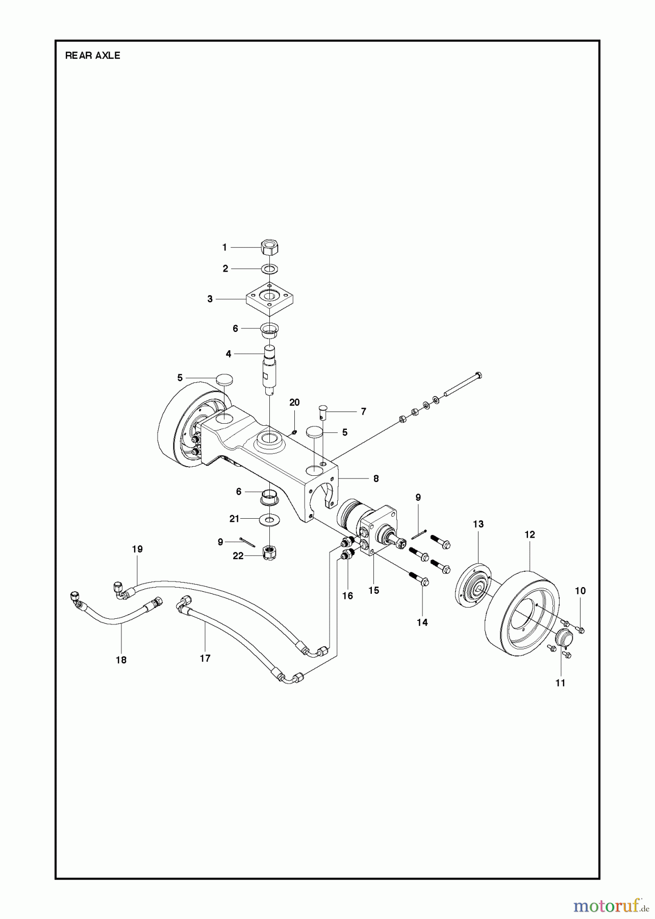  Trennschneider, Floor FS7000, 2014-05 REAR AXLE