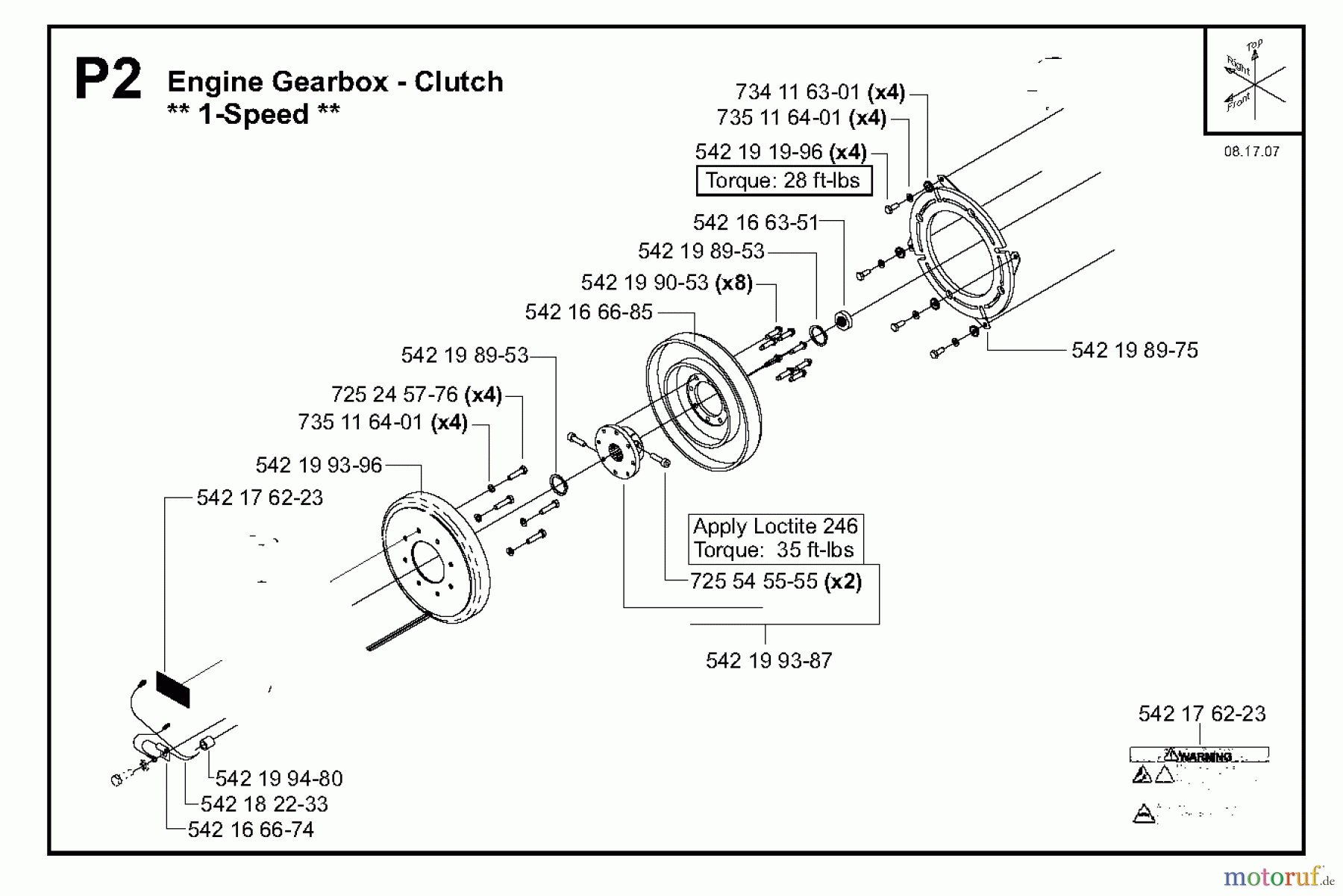  Trennschneider, Floor FS8400, 2007-36 Engine Gearbox - Clutch - 1-Speed