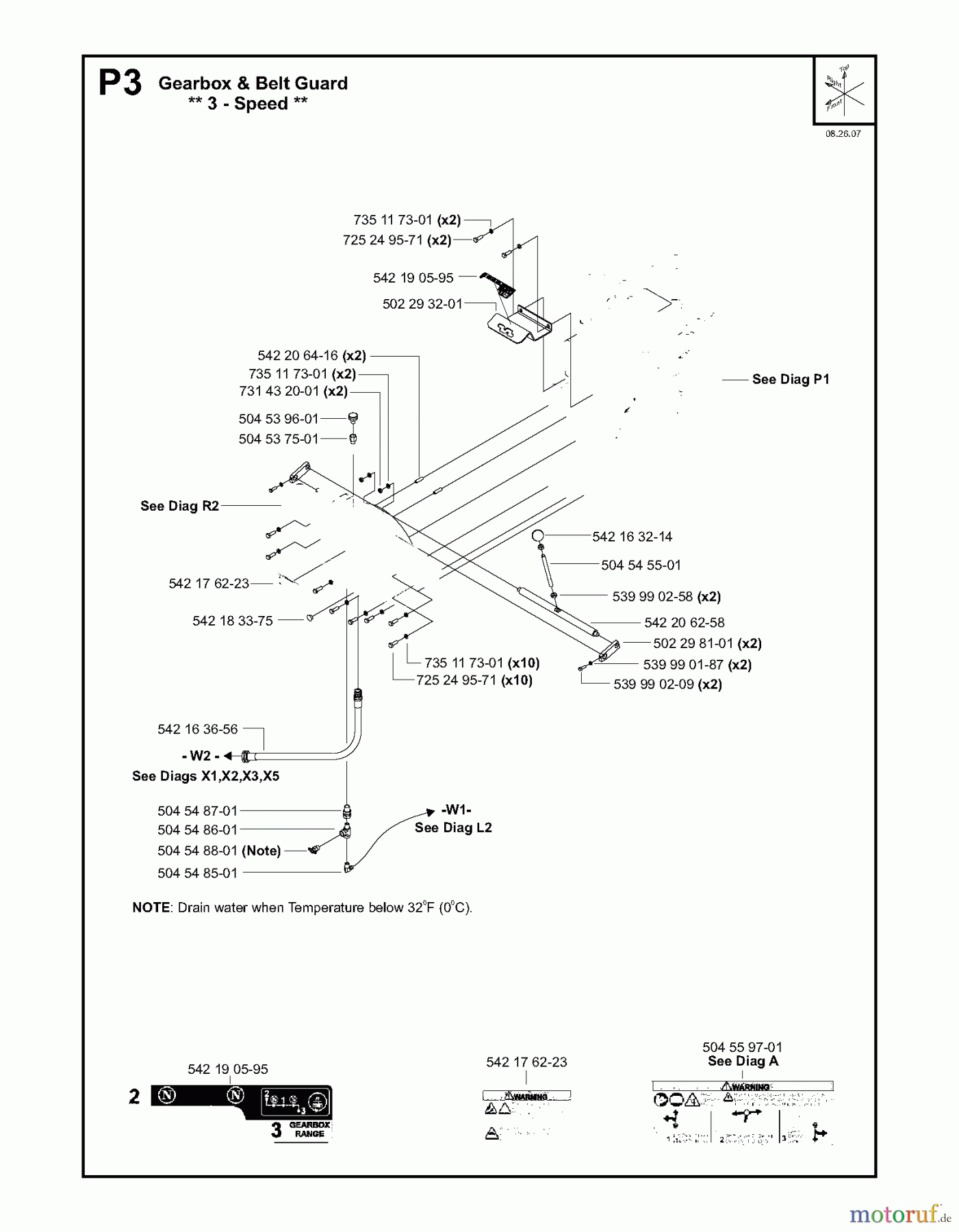 Trennschneider, Floor FS8400, 2007-36 Gearbox & Belt Guard - 3-Speed