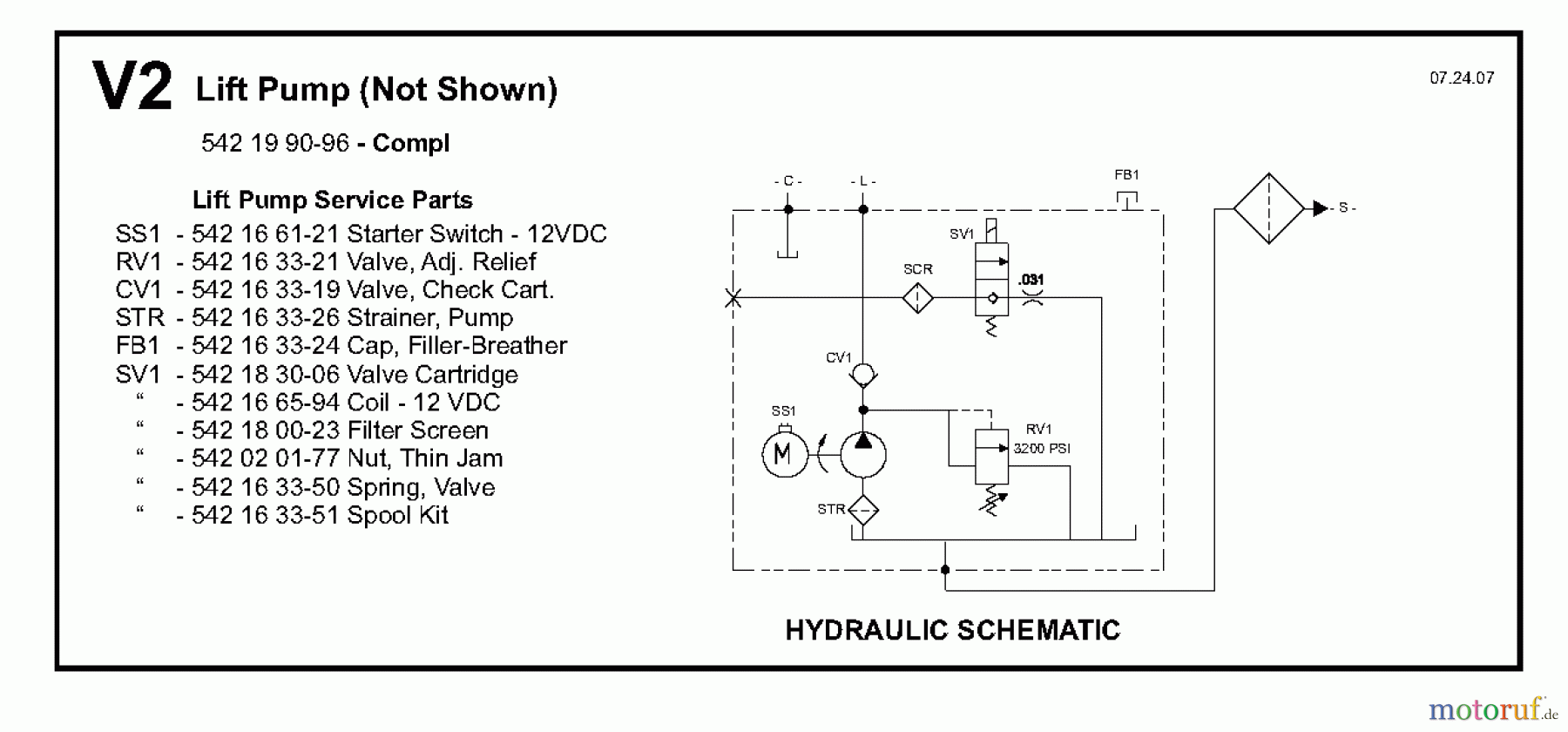 Trennschneider, Floor FS8400, 2007-36 Lift Pump