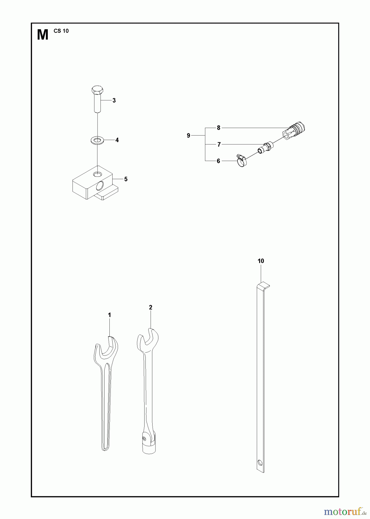 Wand und Kabelsägen CS10, 2012-11 ACCESSORIES
